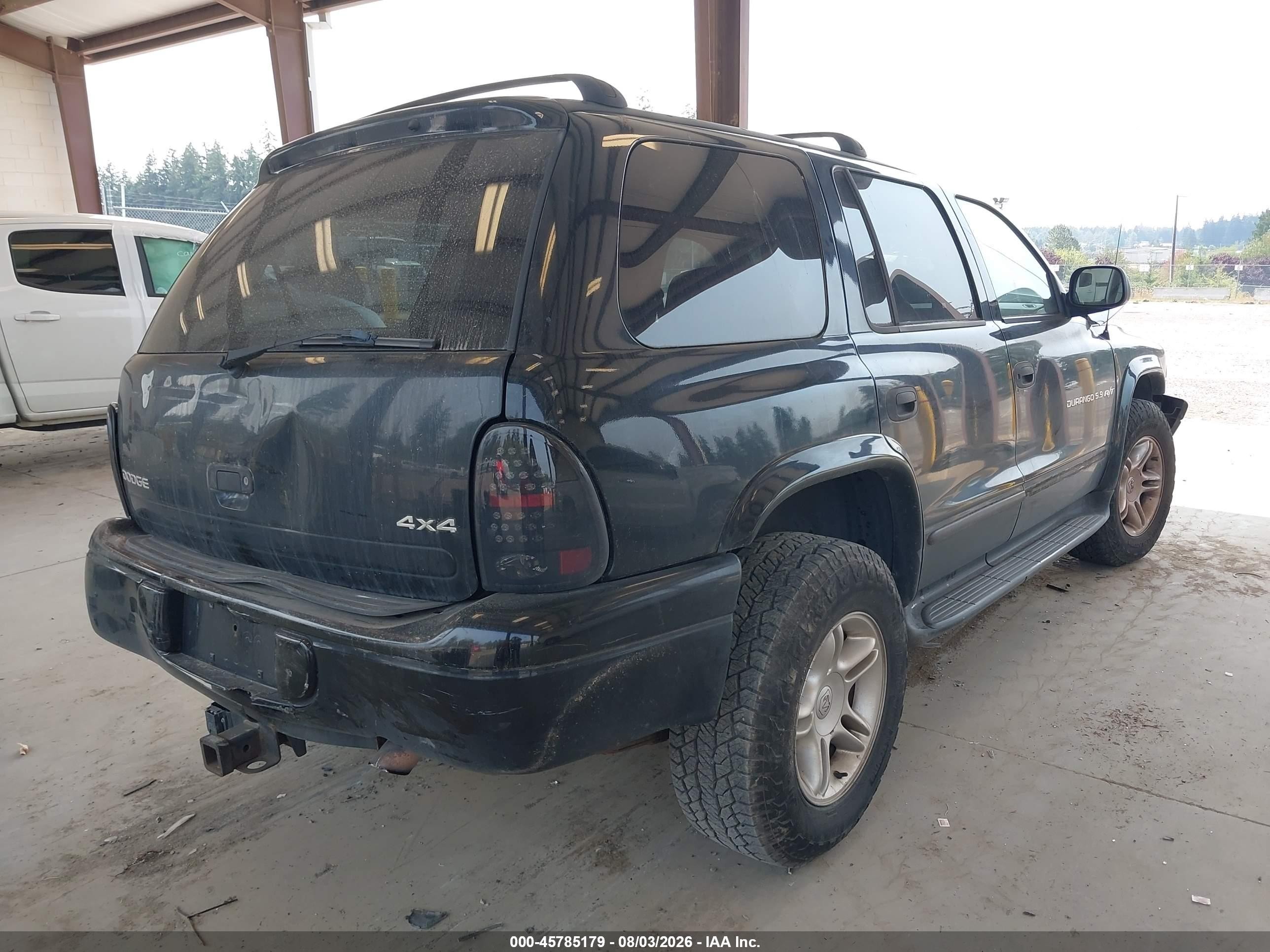2001 Dodge Durango Slt Black vin: 1B4HS28ZX1F558879