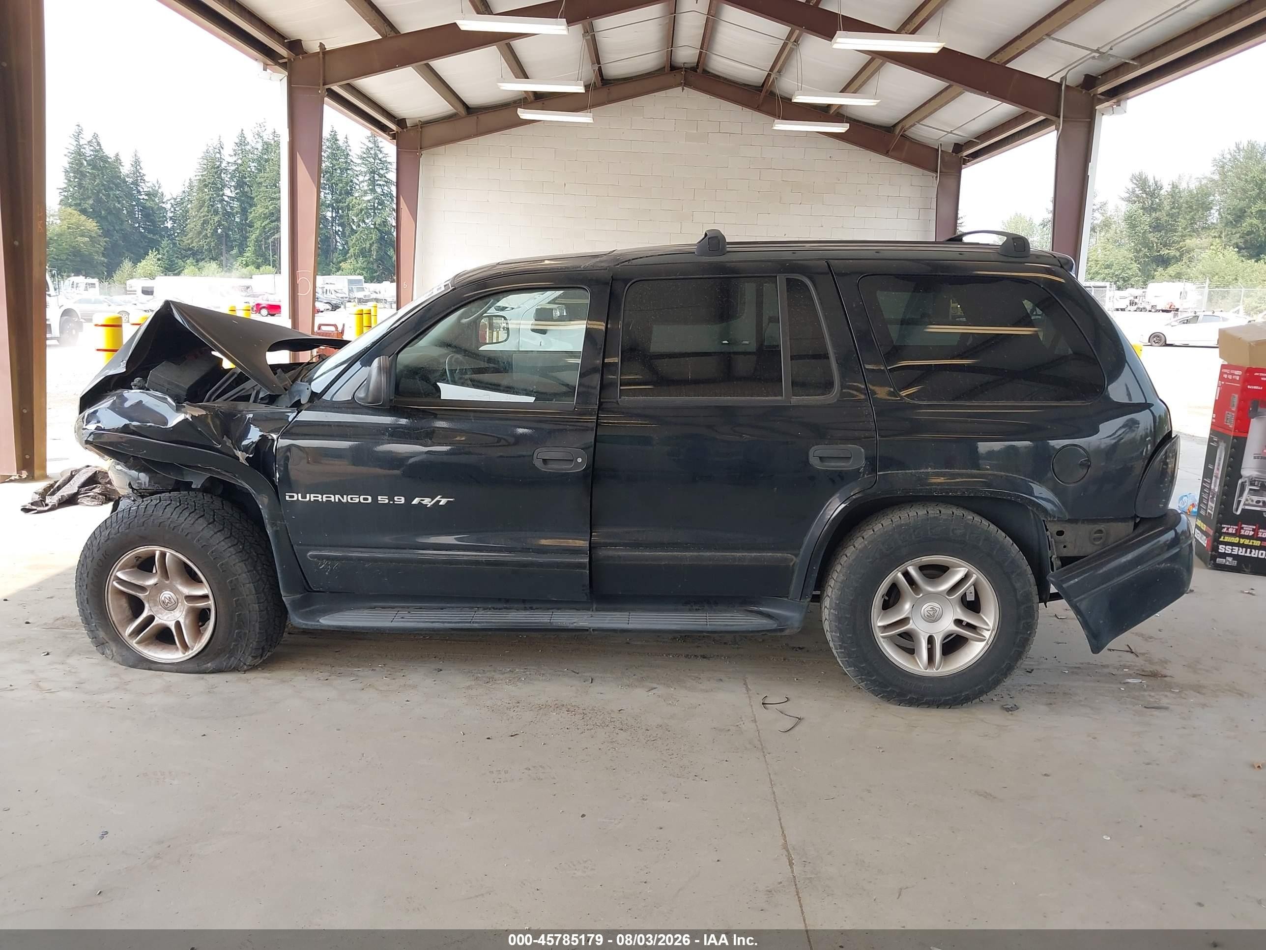 2001 Dodge Durango Slt Black vin: 1B4HS28ZX1F558879