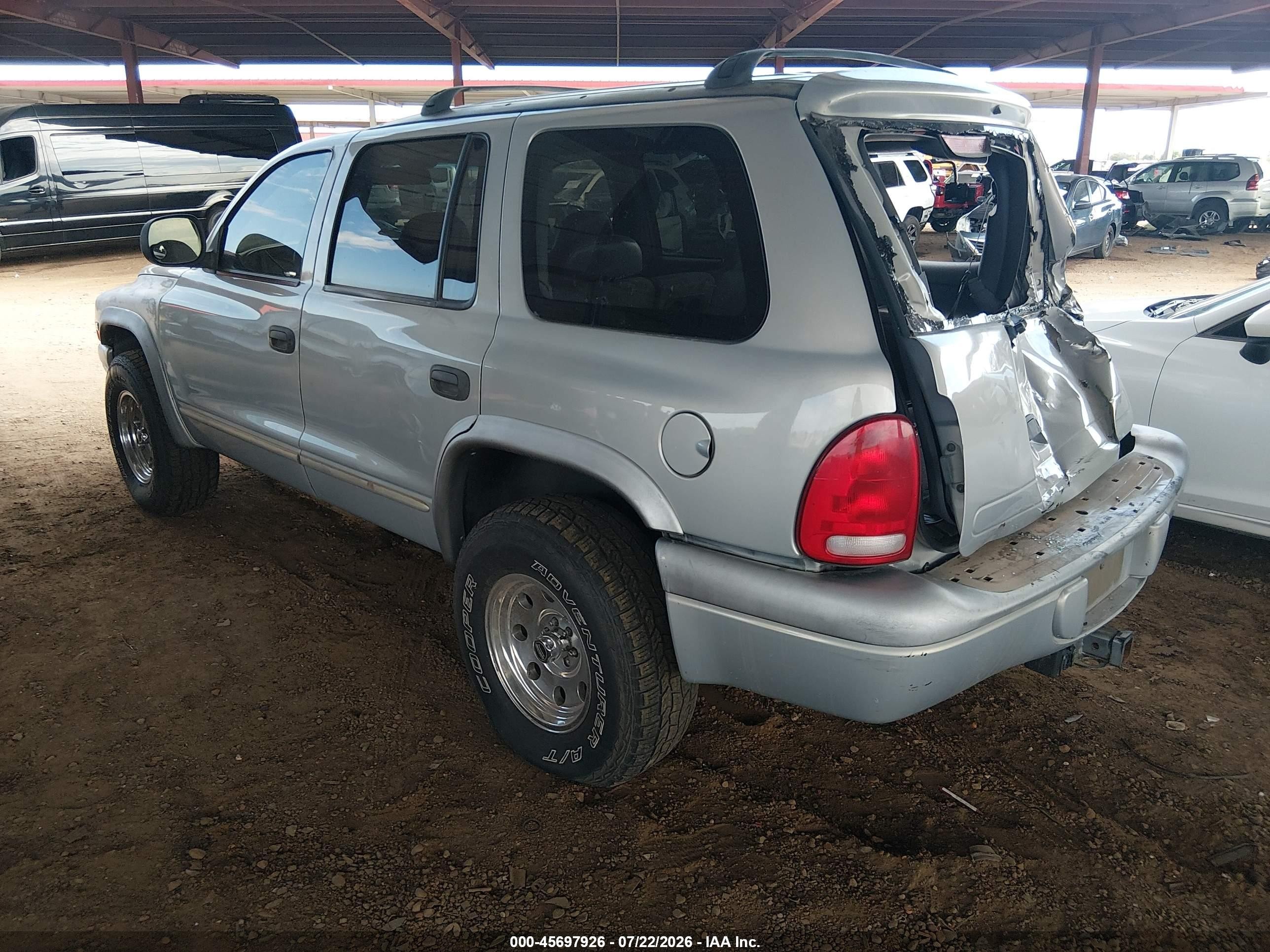 1999 Dodge Durango   Silver vin: 1B4HS28ZXXF527463