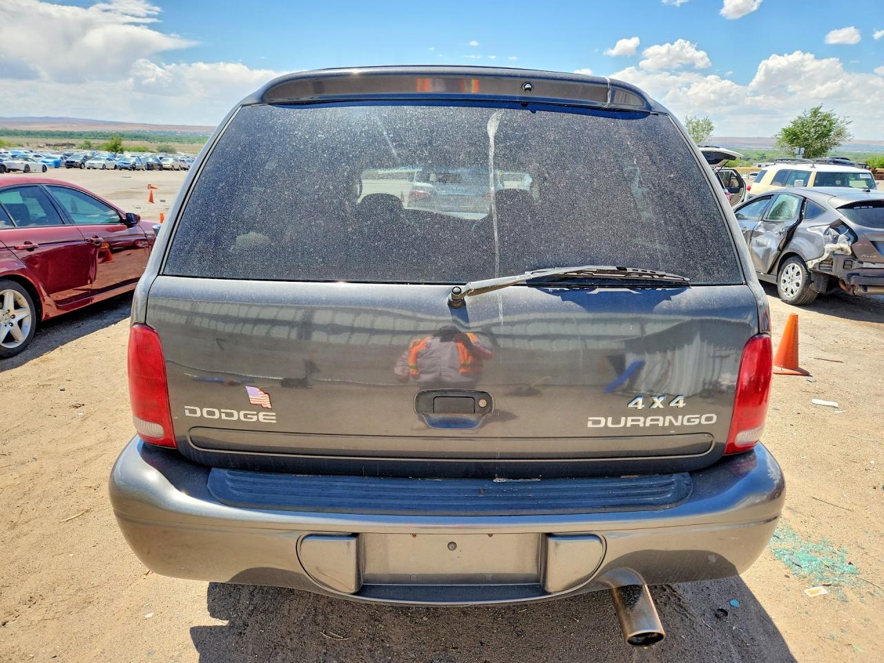 2002 Dodge Durango Gray vin: 1B4HS38NX2F164996