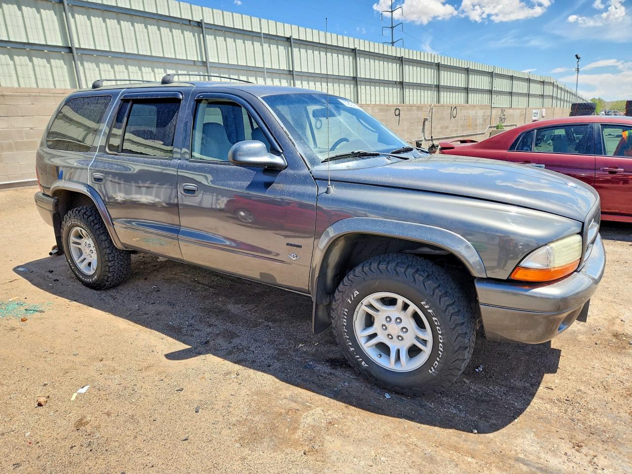 2002 Dodge Durango Gray vin: 1B4HS38NX2F164996