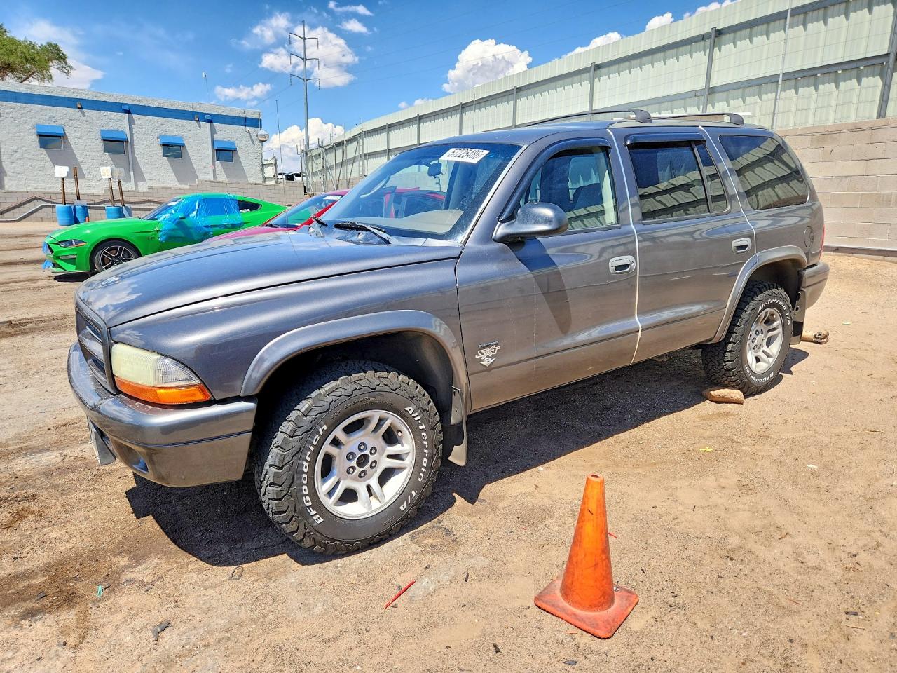 2002 Dodge Durango Gray vin: 1B4HS38NX2F164996