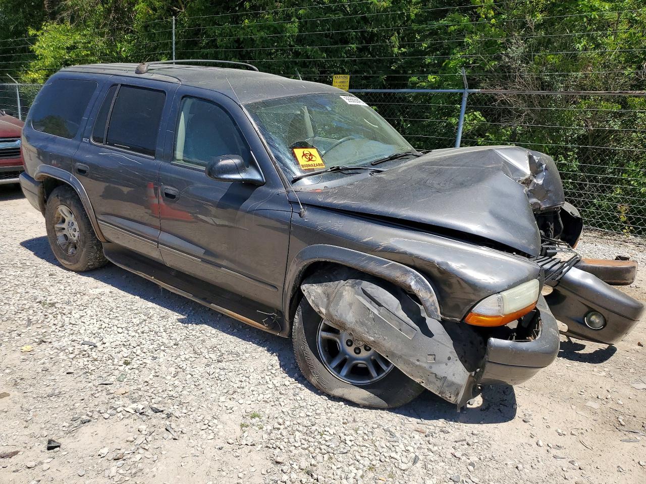 2002 Dodge Durango Slt Gray vin: 1B4HS48N32F108002