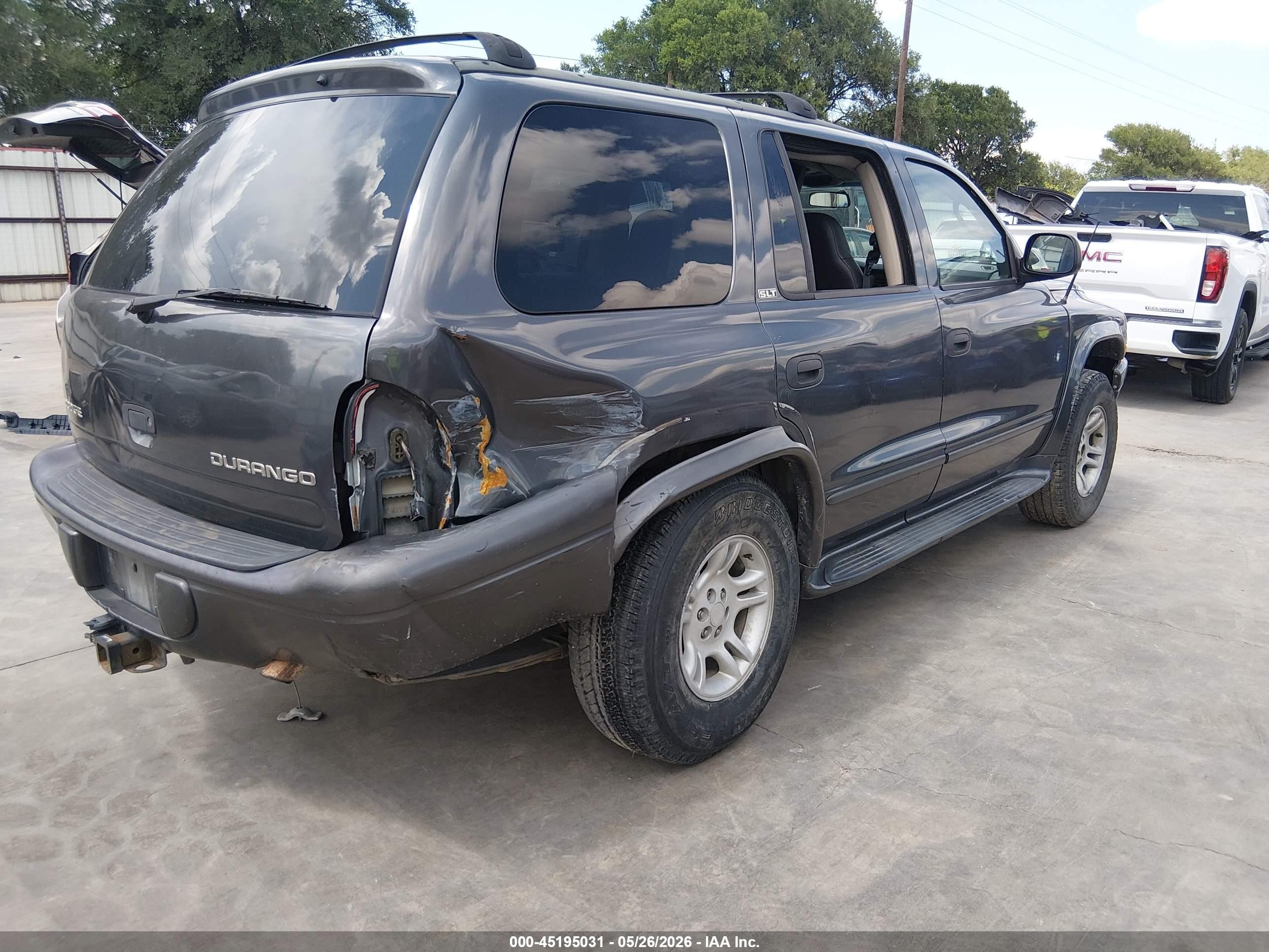 2002 Dodge Durango Slt Gray vin: 1B4HS48N32F161850