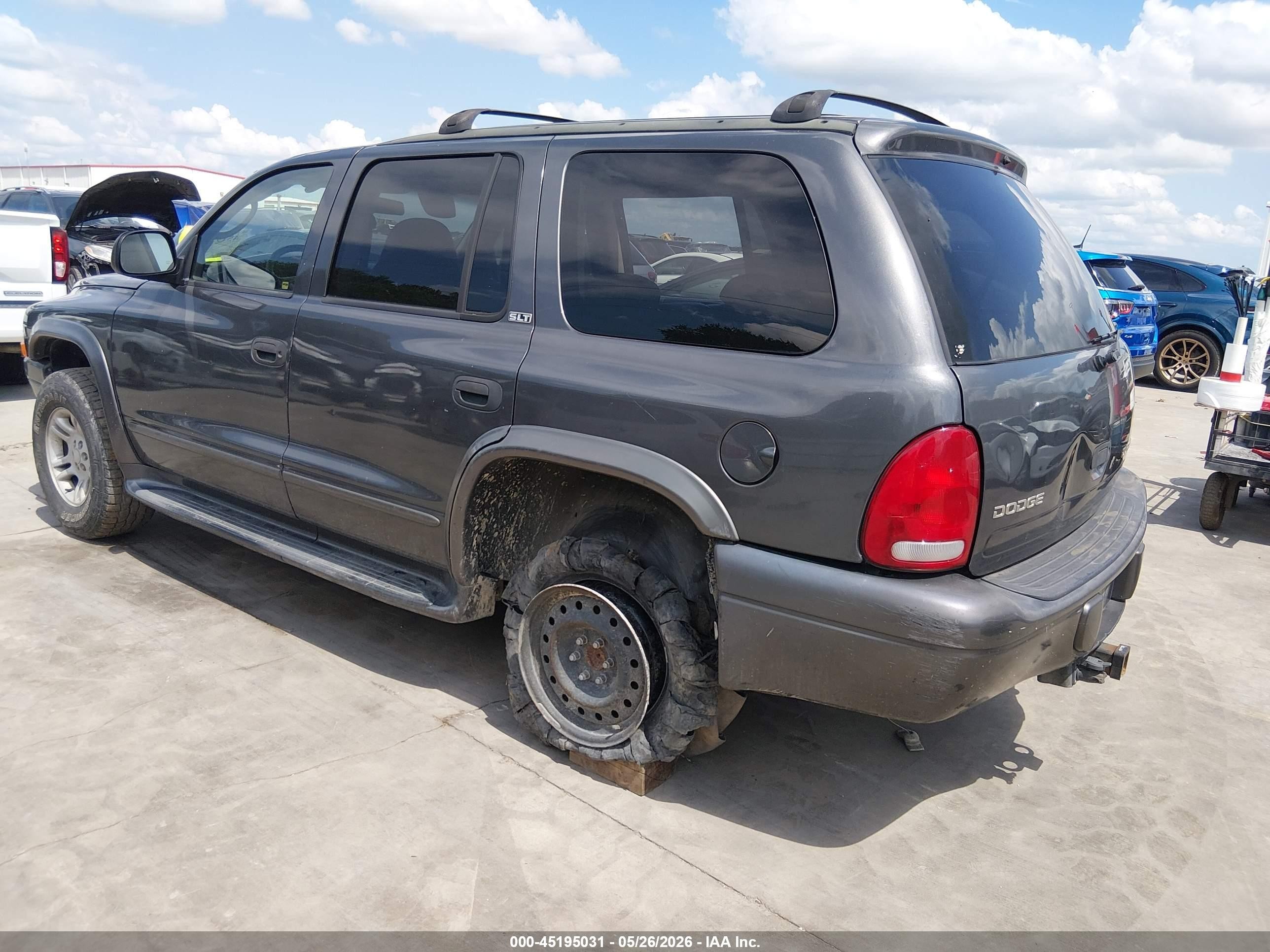 2002 Dodge Durango Slt Gray vin: 1B4HS48N32F161850
