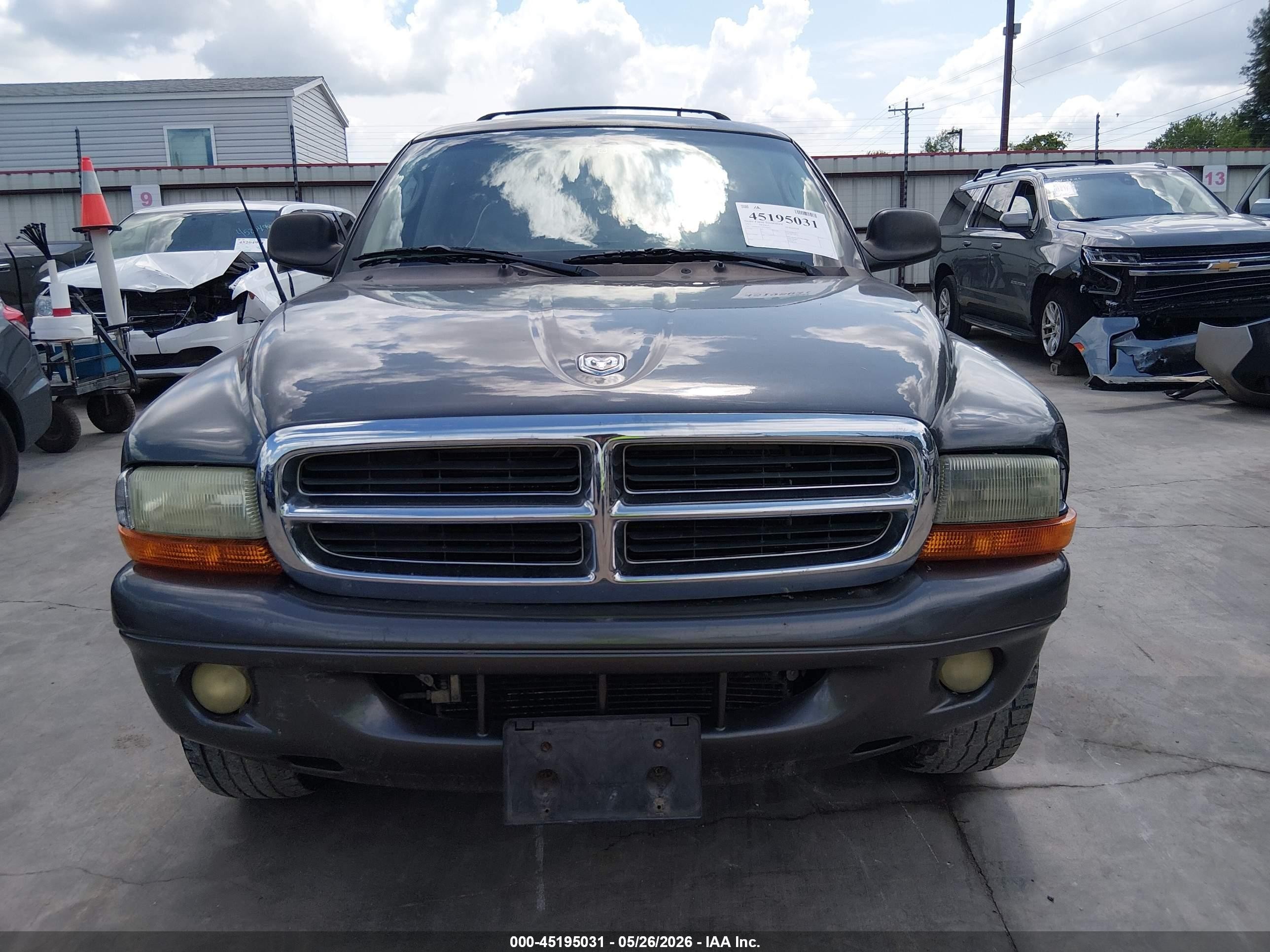 2002 Dodge Durango Slt Gray vin: 1B4HS48N32F161850