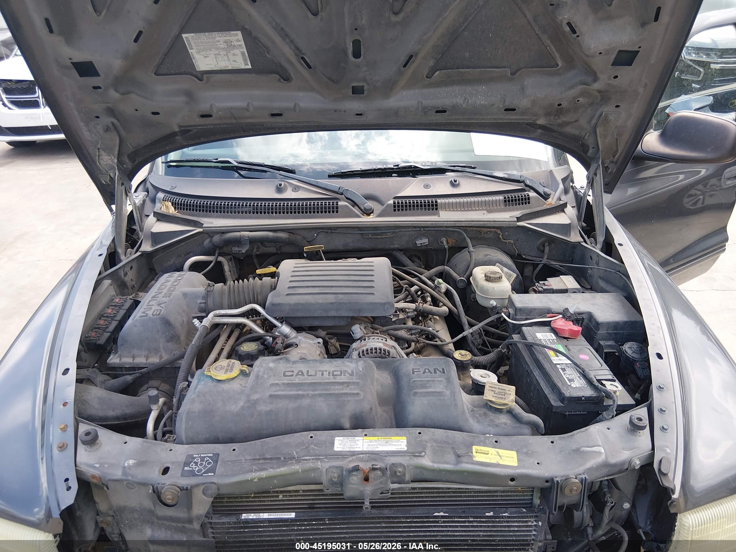 2002 Dodge Durango Slt Gray vin: 1B4HS48N32F161850