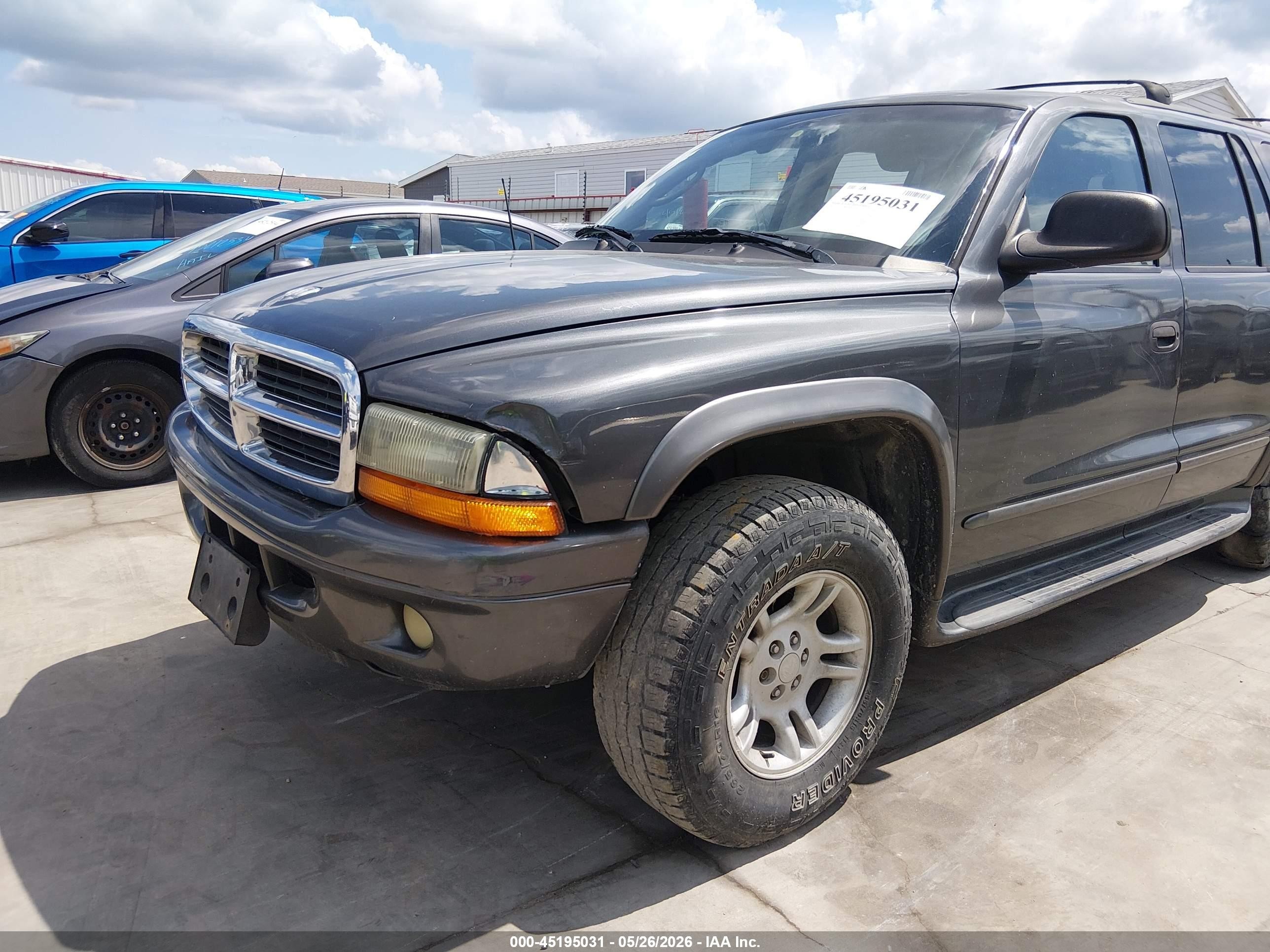 2002 Dodge Durango Slt Gray vin: 1B4HS48N32F161850