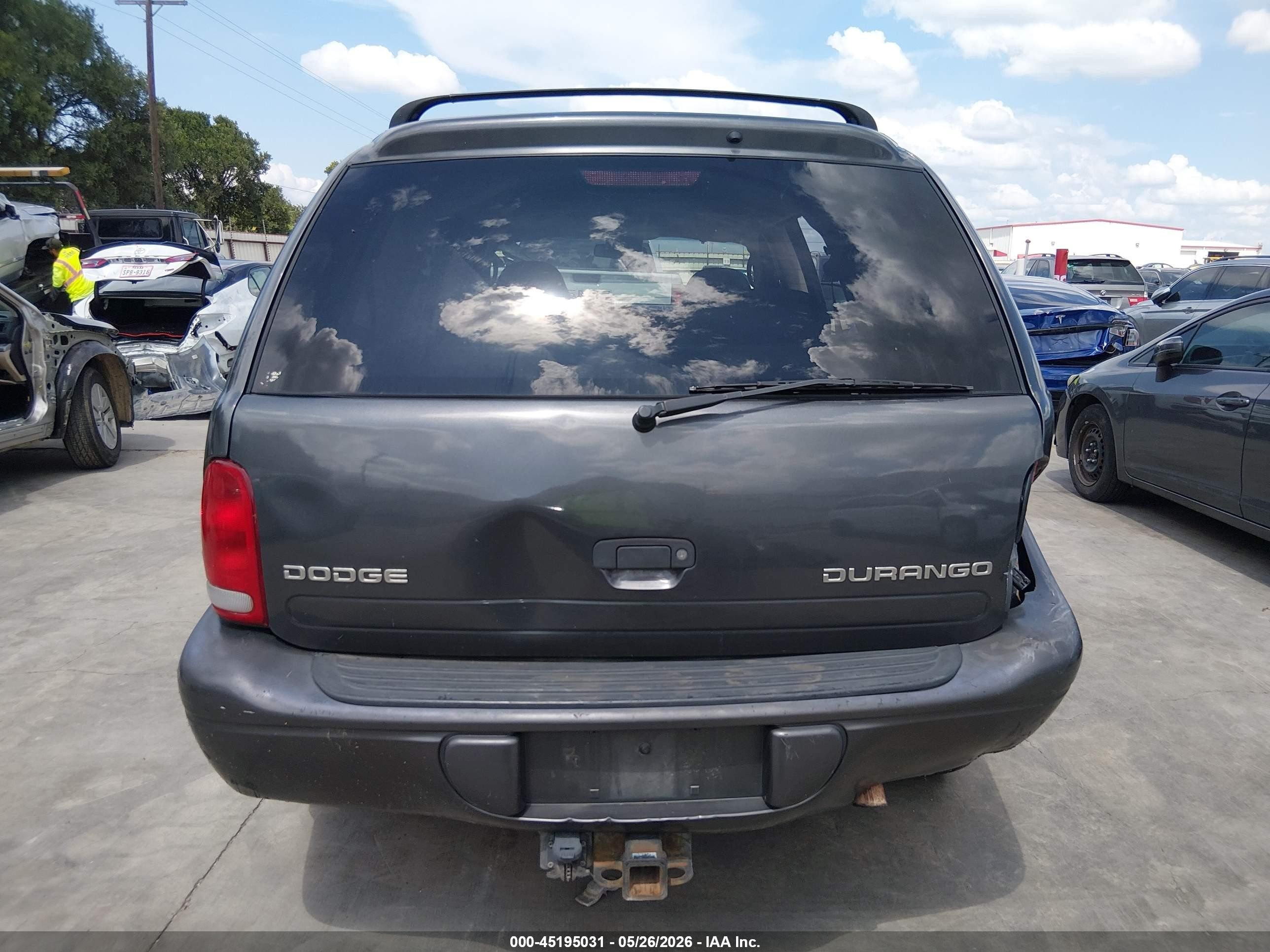 2002 Dodge Durango Slt Gray vin: 1B4HS48N32F161850
