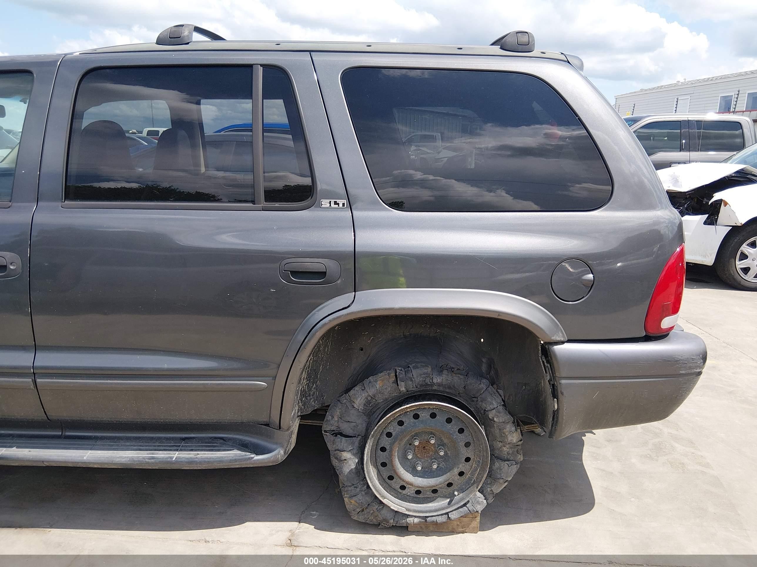 2002 Dodge Durango Slt Gray vin: 1B4HS48N32F161850