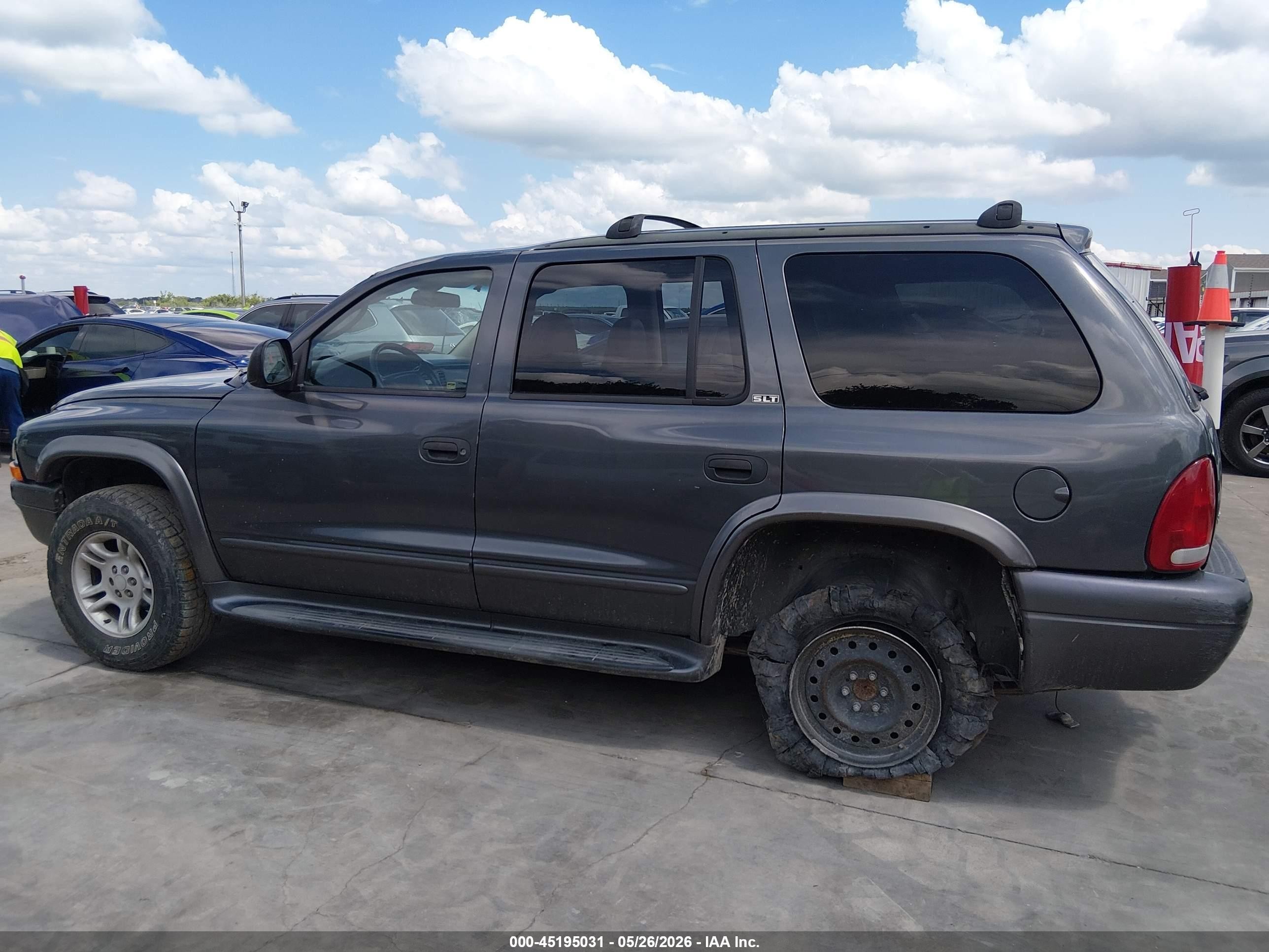 2002 Dodge Durango Slt Gray vin: 1B4HS48N32F161850