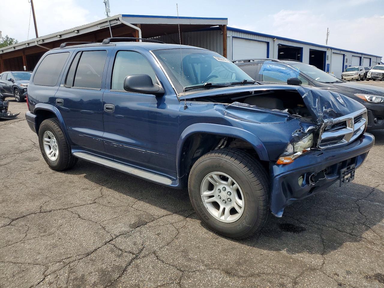 2002 Dodge Durango Slt Blue vin: 1B4HS48N42F187650