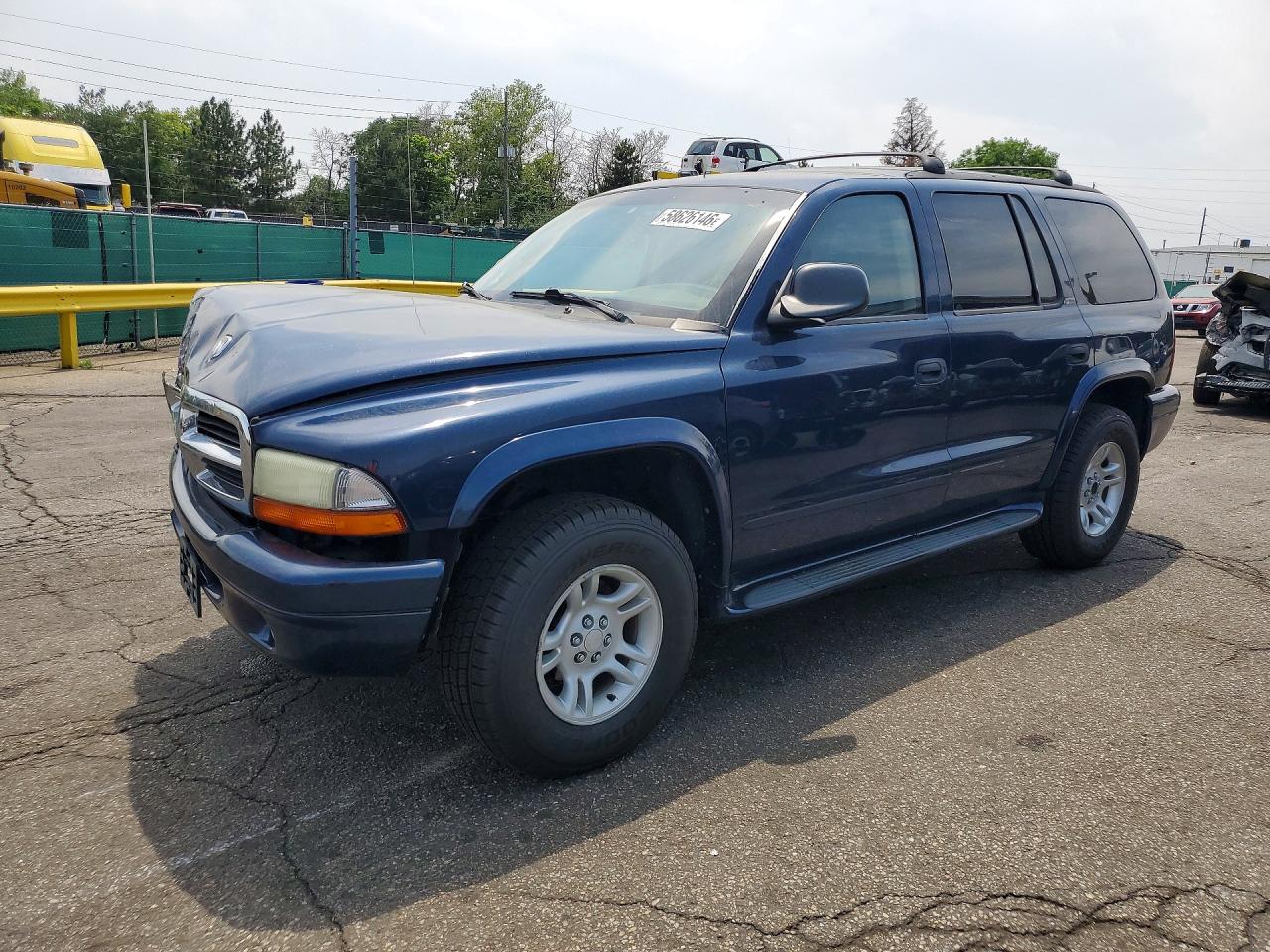 2002 Dodge Durango Slt Blue vin: 1B4HS48N42F187650