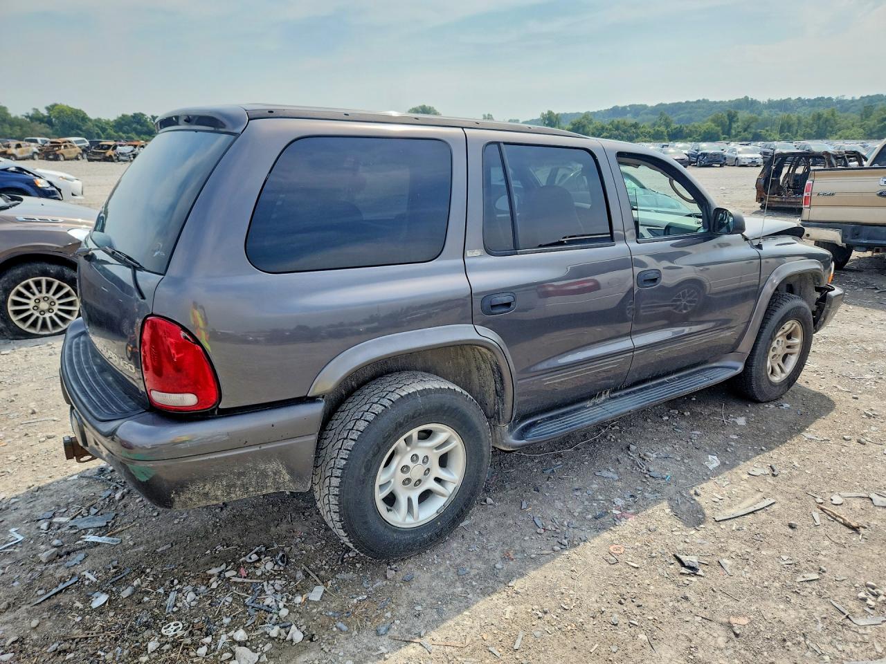 2002 Dodge Durango Slt Gray vin: 1B4HS48N72F220821