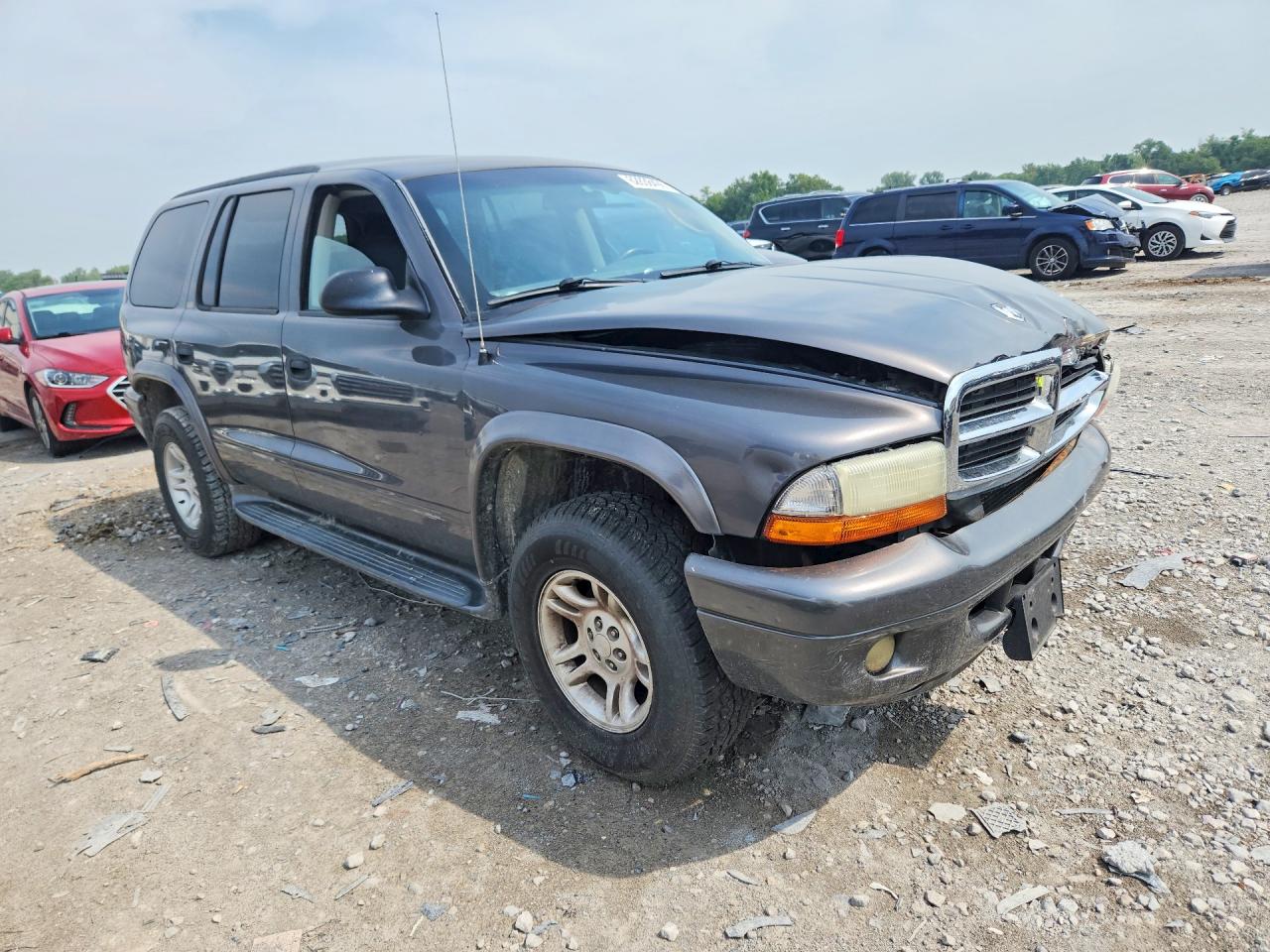2002 Dodge Durango Slt Gray vin: 1B4HS48N72F220821
