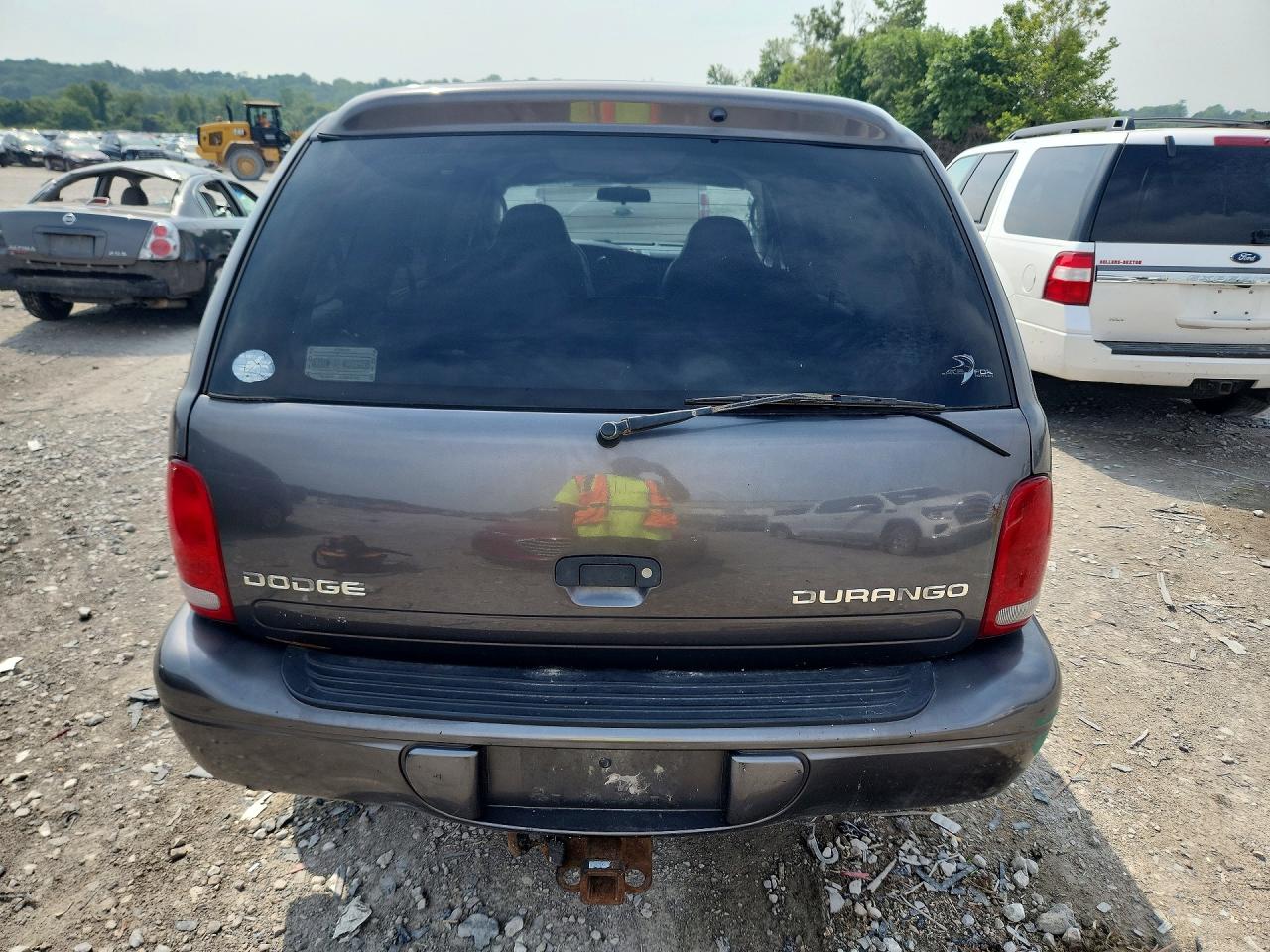 2002 Dodge Durango Slt Gray vin: 1B4HS48N72F220821