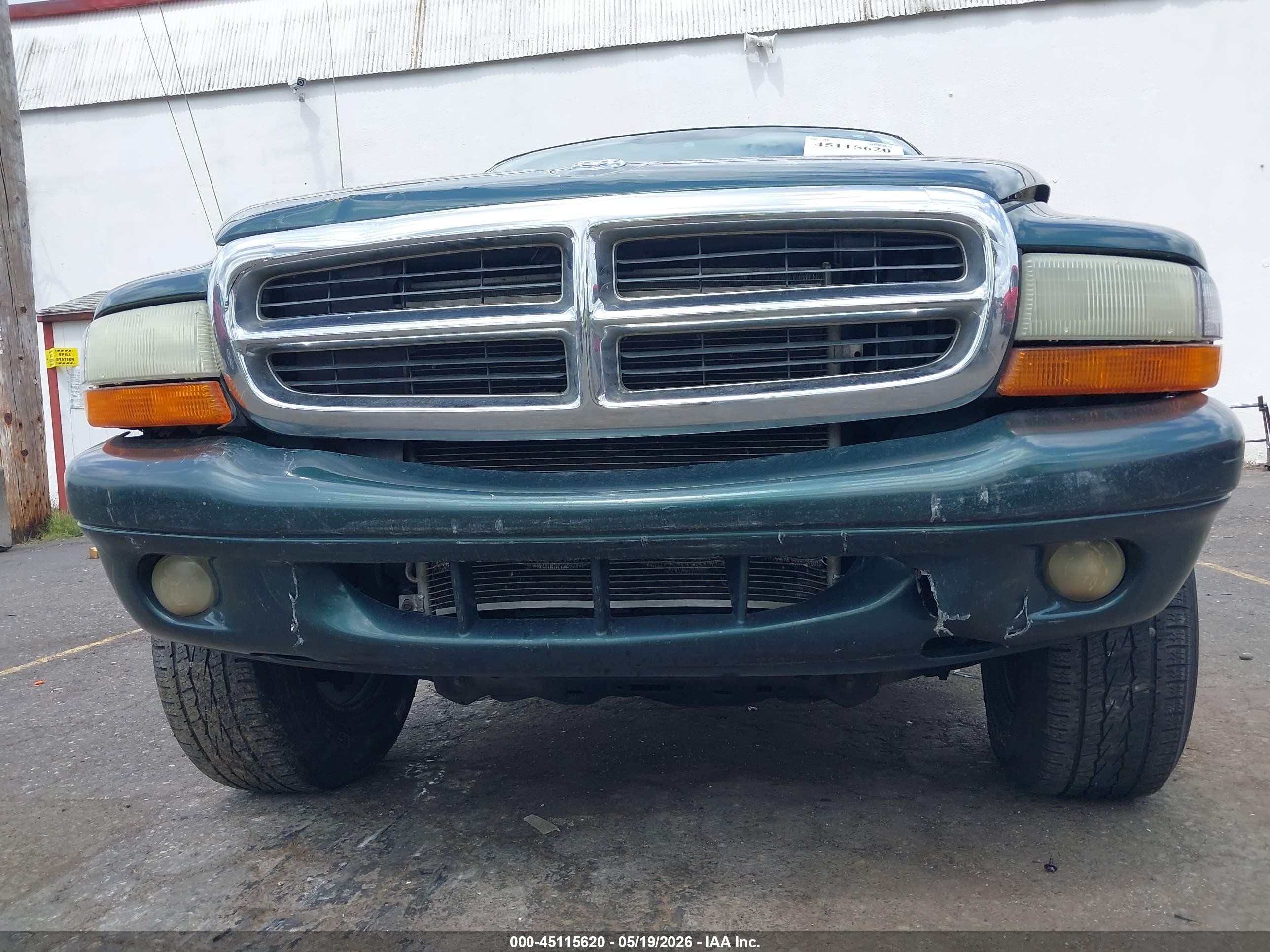 2002 Dodge Durango Slt Green vin: 1B4HS48N82F112806