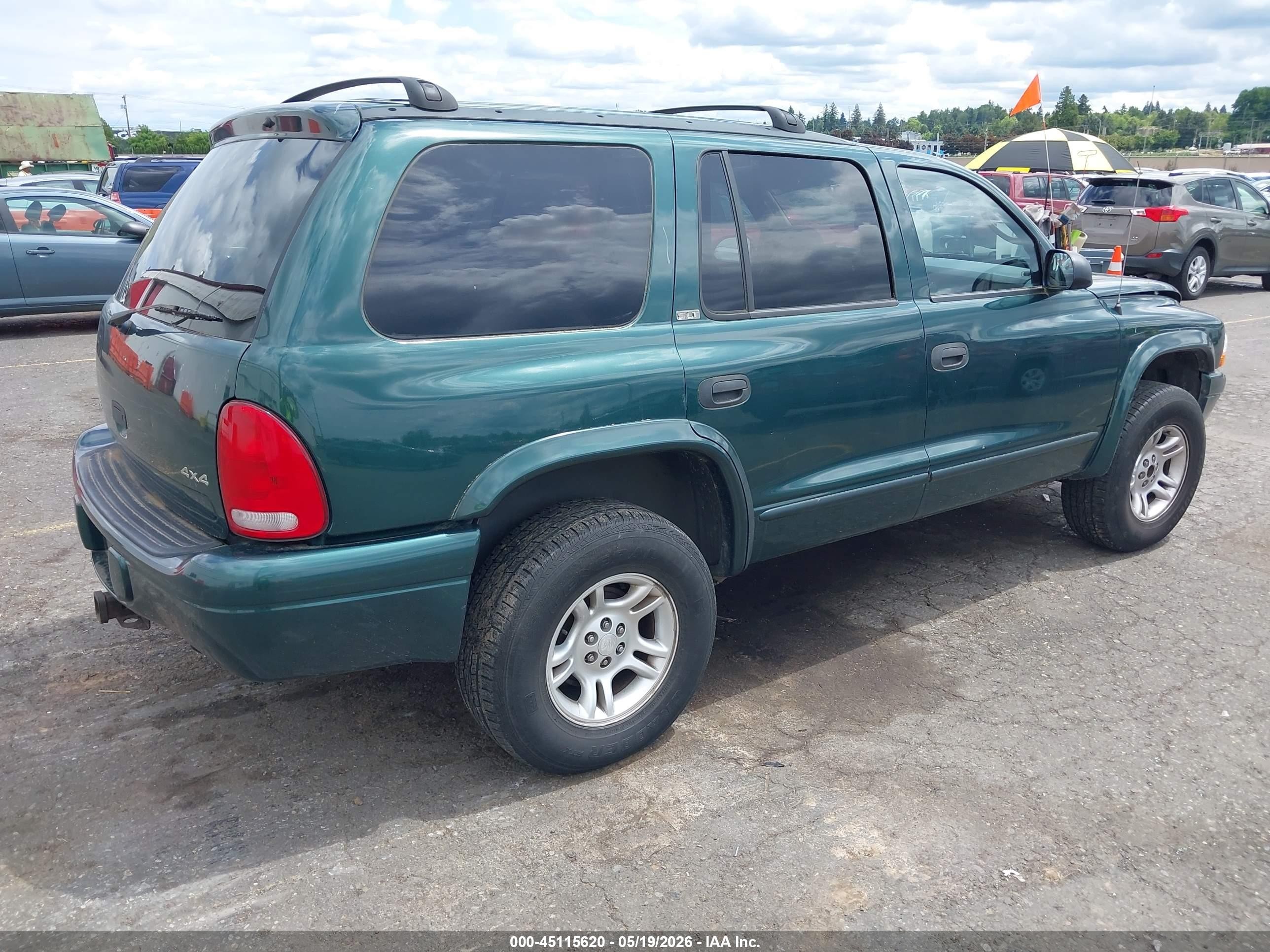 2002 Dodge Durango Slt Green vin: 1B4HS48N82F112806