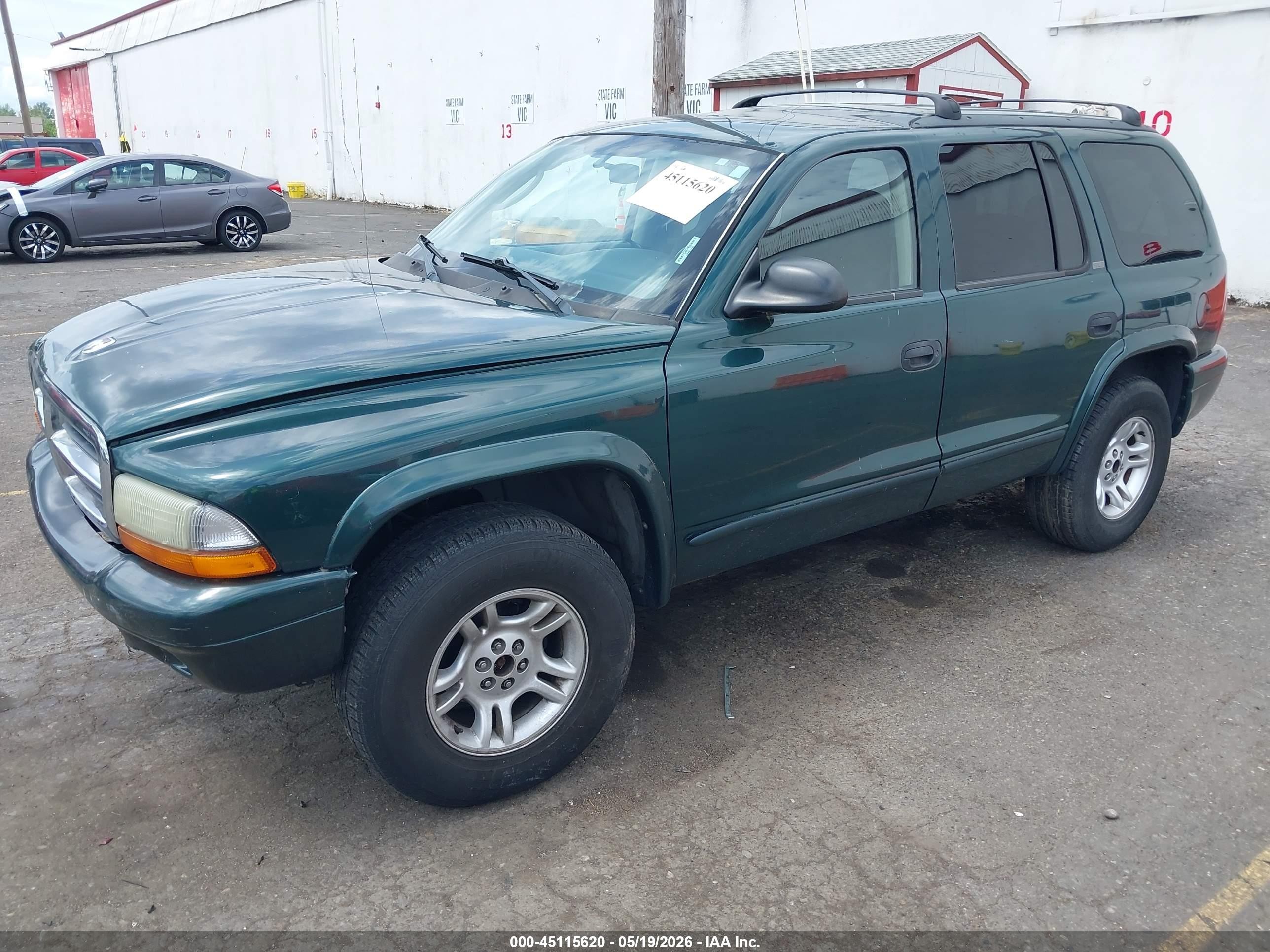 2002 Dodge Durango Slt Green vin: 1B4HS48N82F112806