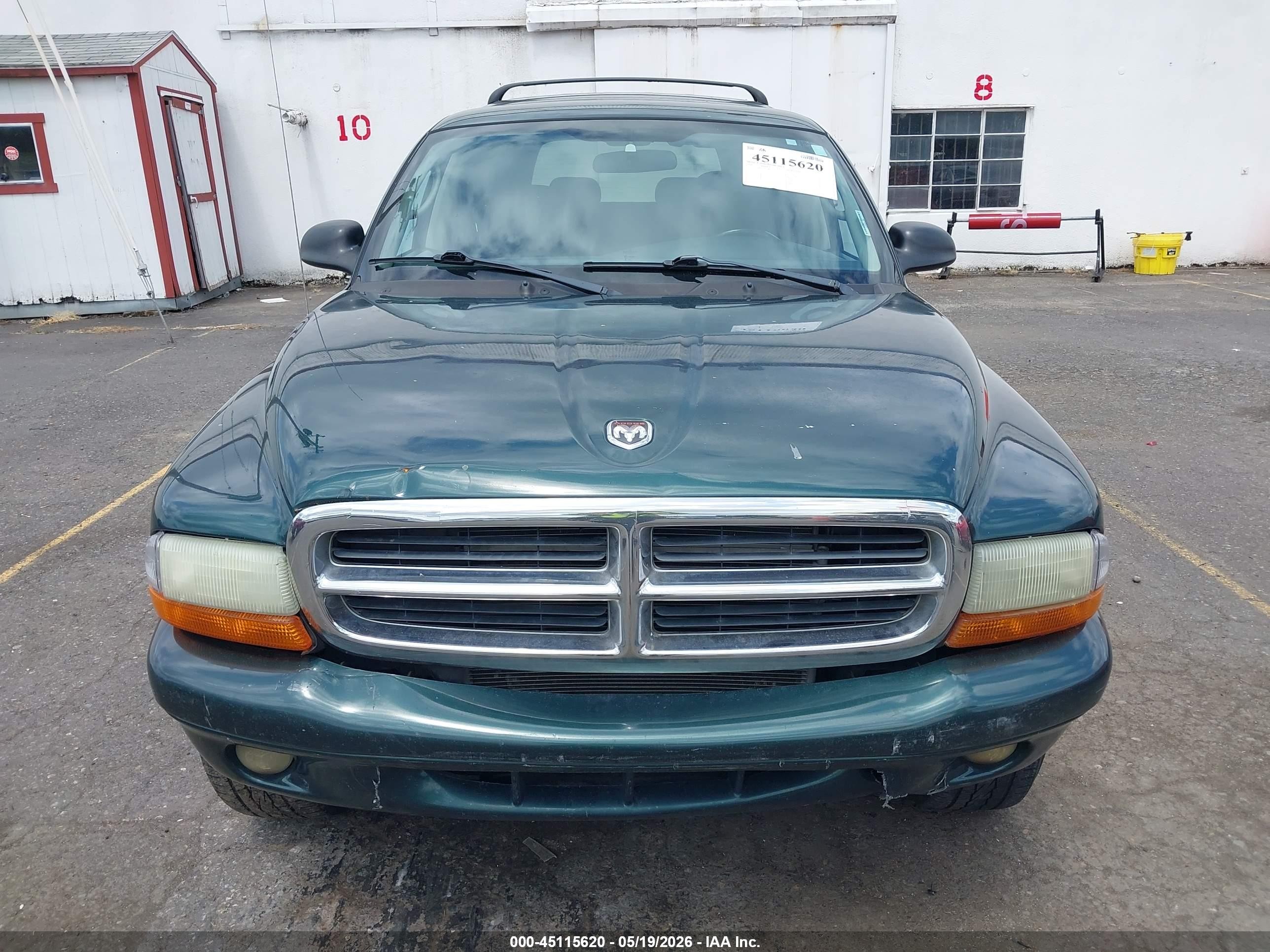 2002 Dodge Durango Slt Green vin: 1B4HS48N82F112806