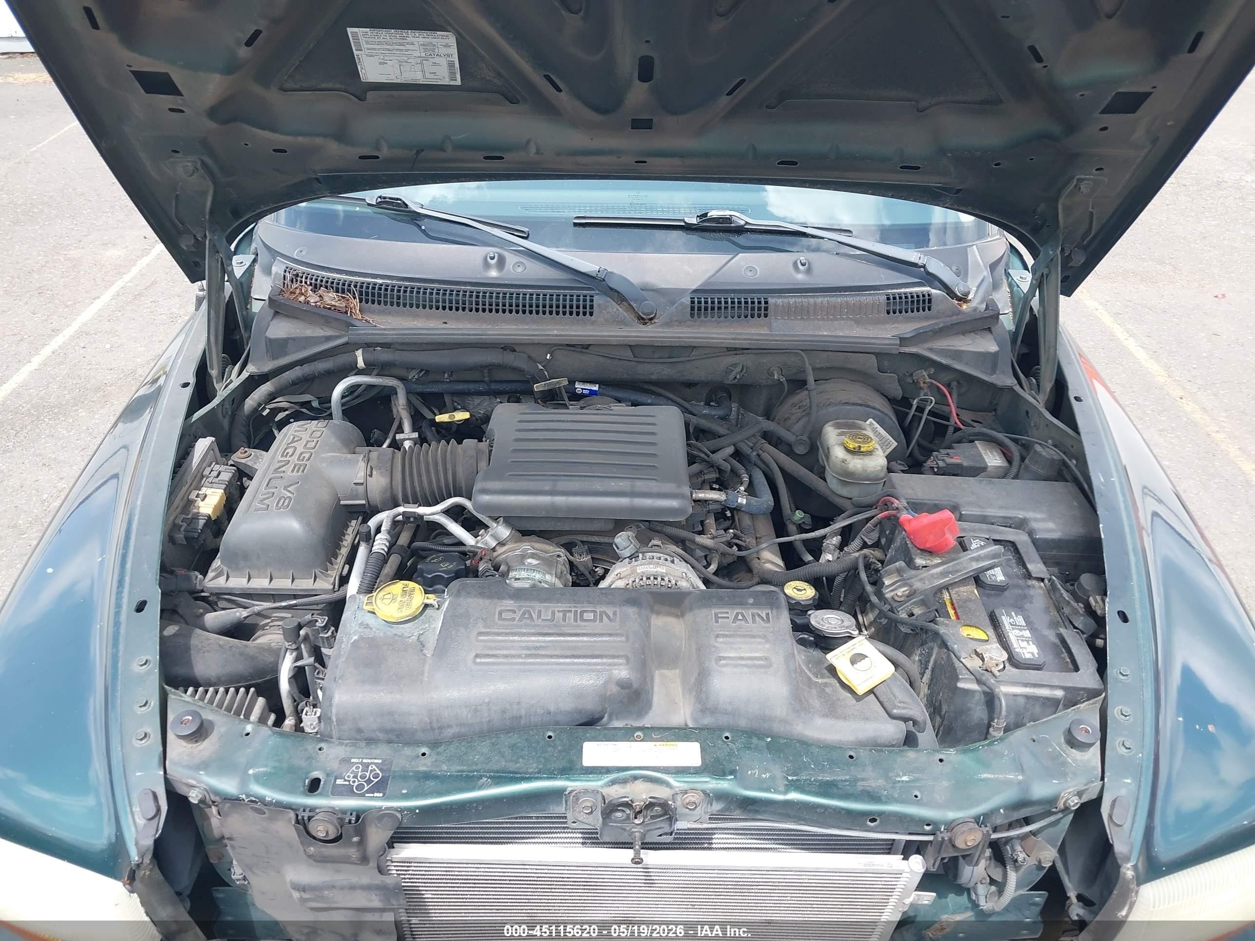 2002 Dodge Durango Slt Green vin: 1B4HS48N82F112806