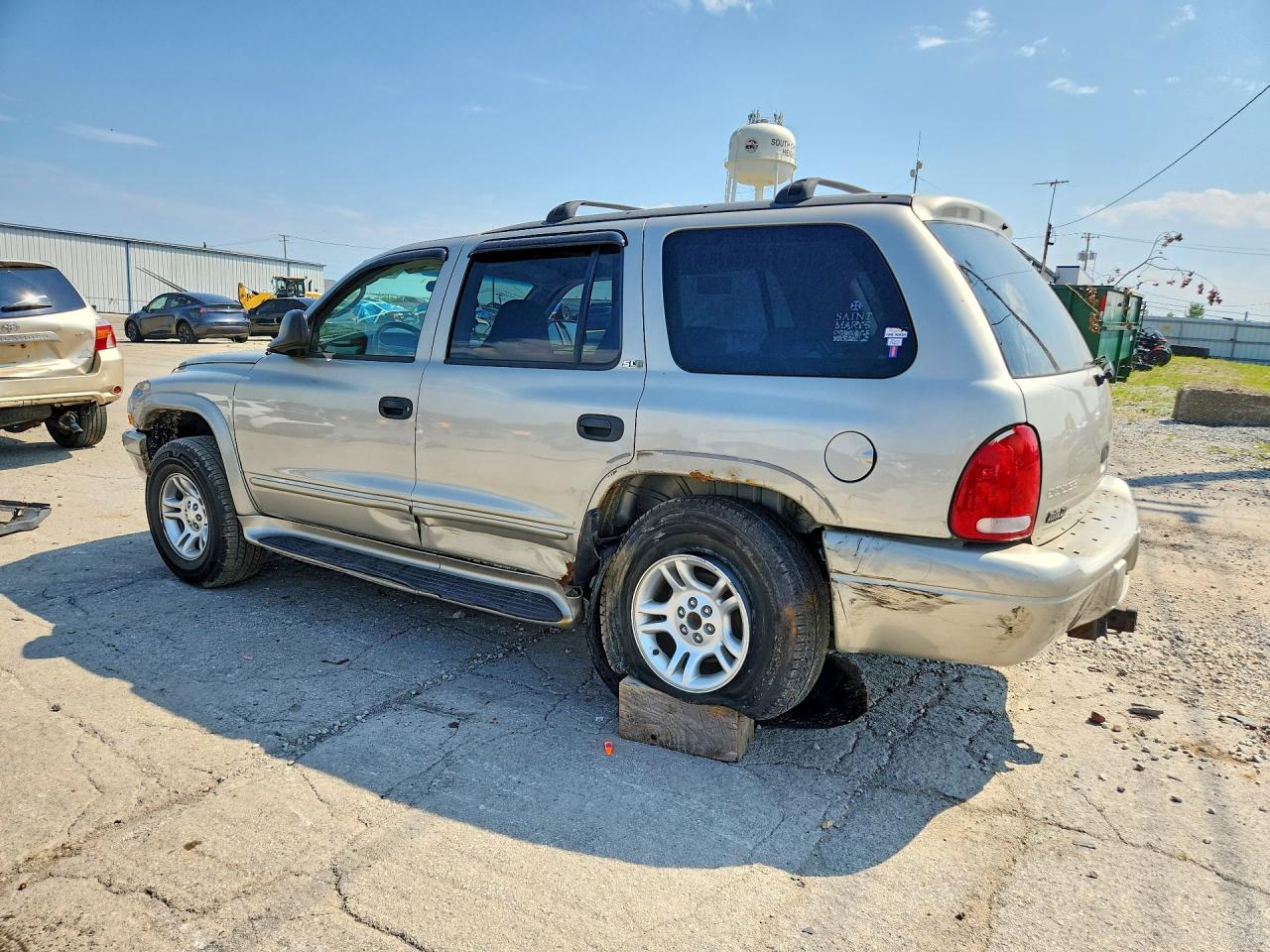 2002 Dodge Durango Slt Cream vin: 1B4HS48N92F147726