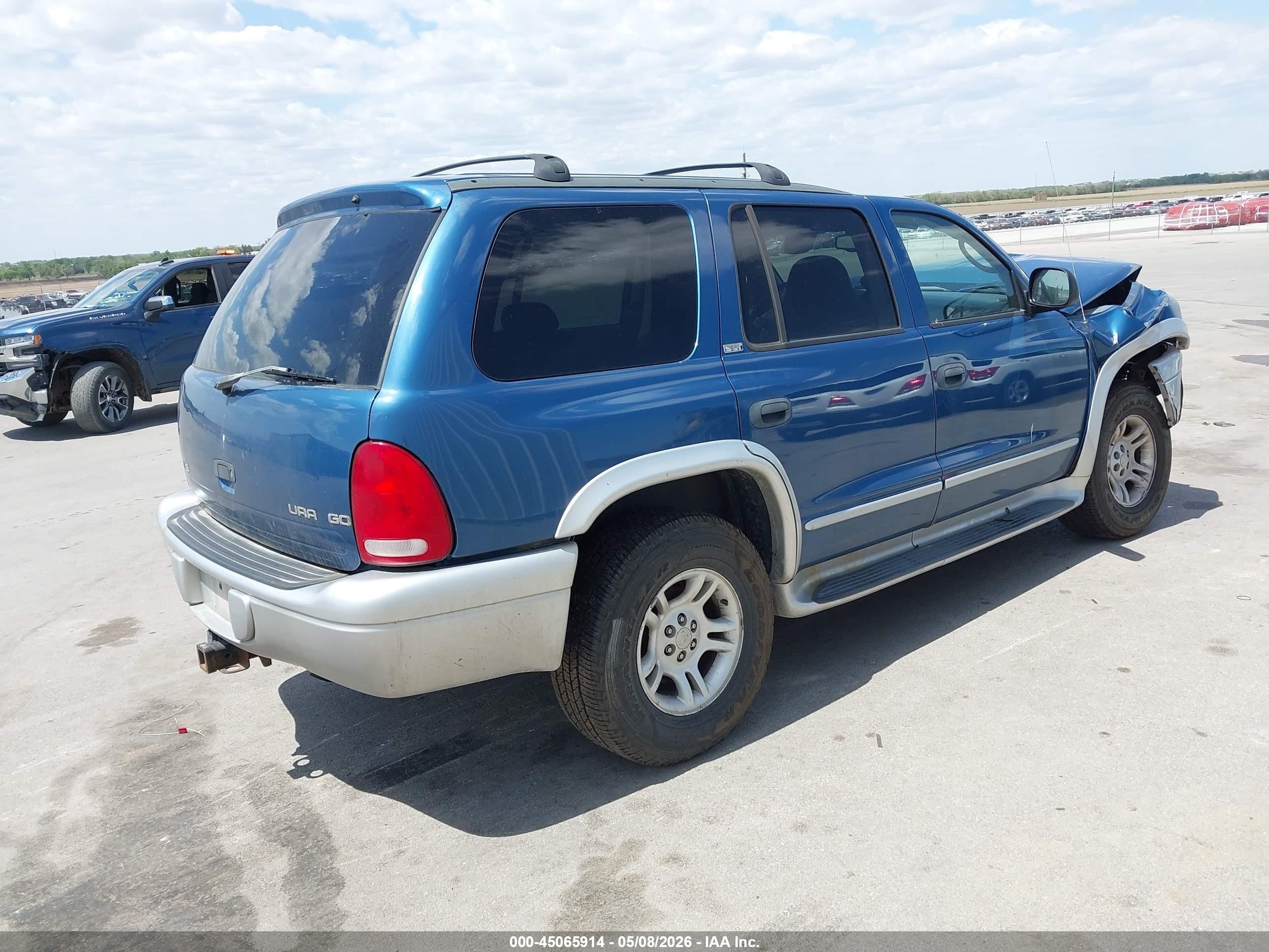 2002 Dodge Durango Slt Plus Blue vin: 1B4HS58N02F153968