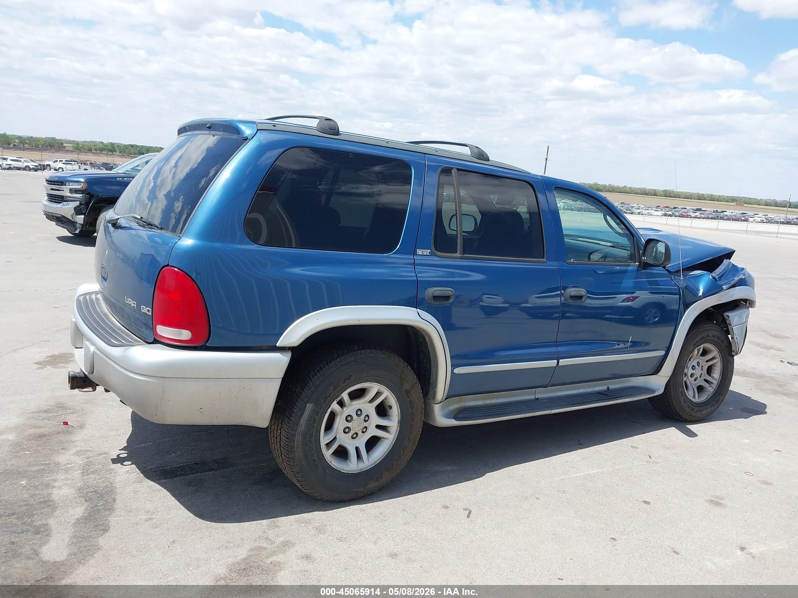 2002 Dodge Durango Slt Plus Blue vin: 1B4HS58N02F153968