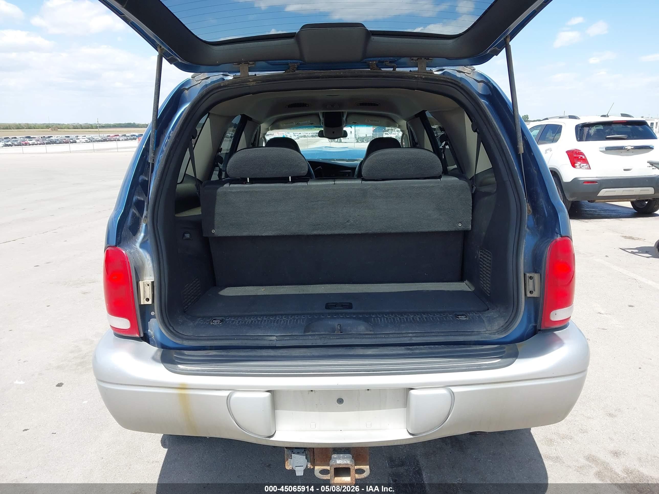 2002 Dodge Durango Slt Plus Blue vin: 1B4HS58N02F153968