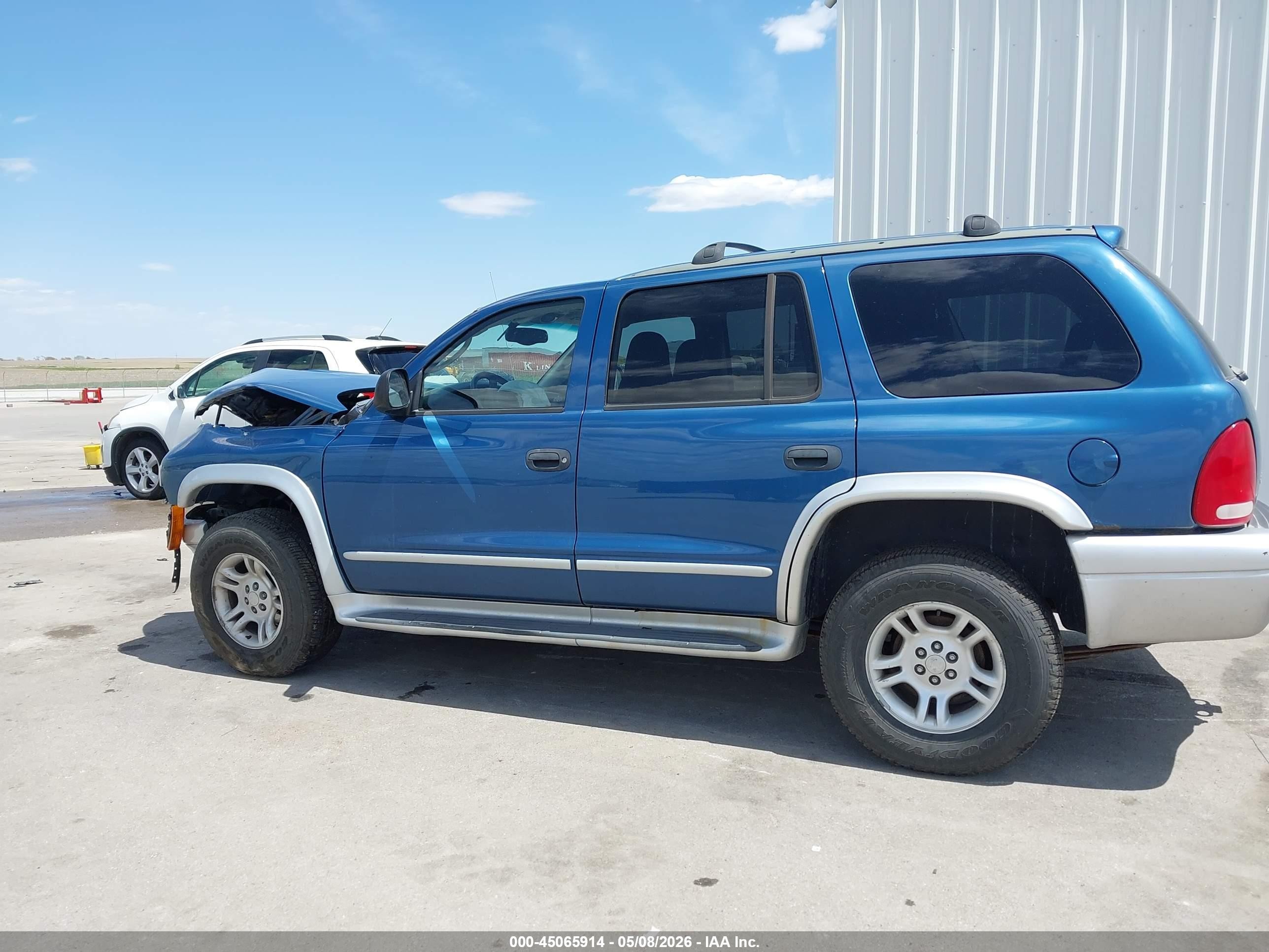 2002 Dodge Durango Slt Plus Blue vin: 1B4HS58N02F153968