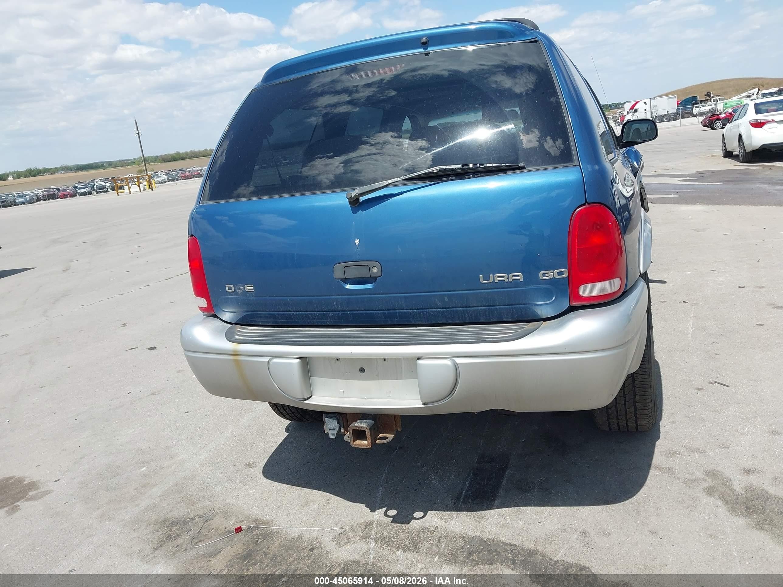 2002 Dodge Durango Slt Plus Blue vin: 1B4HS58N02F153968