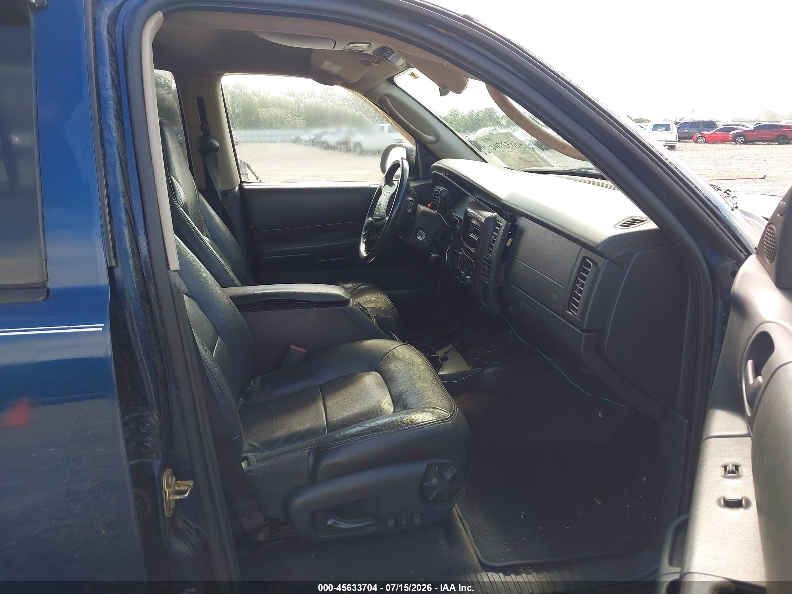 2002 Dodge Durango Slt Plus Dark Blue vin: 1B4HS58N72F176227