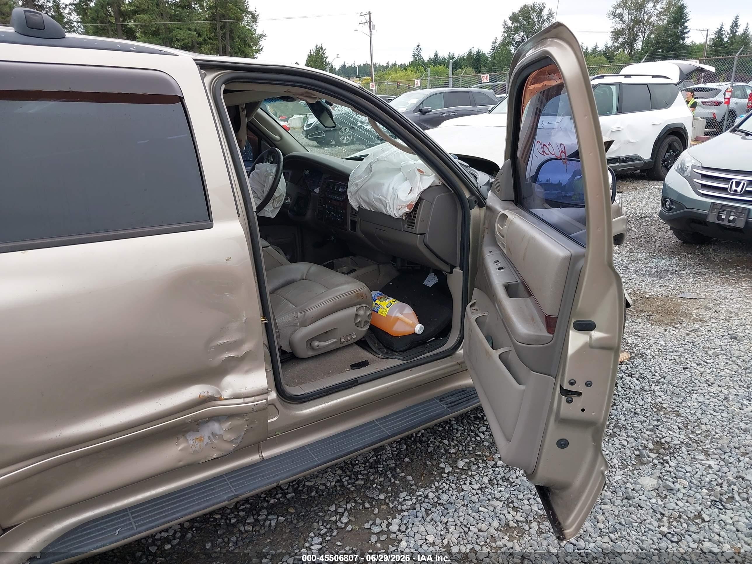 2002 Dodge Durango Slt Plus Gold vin: 1B4HS58N72F195604