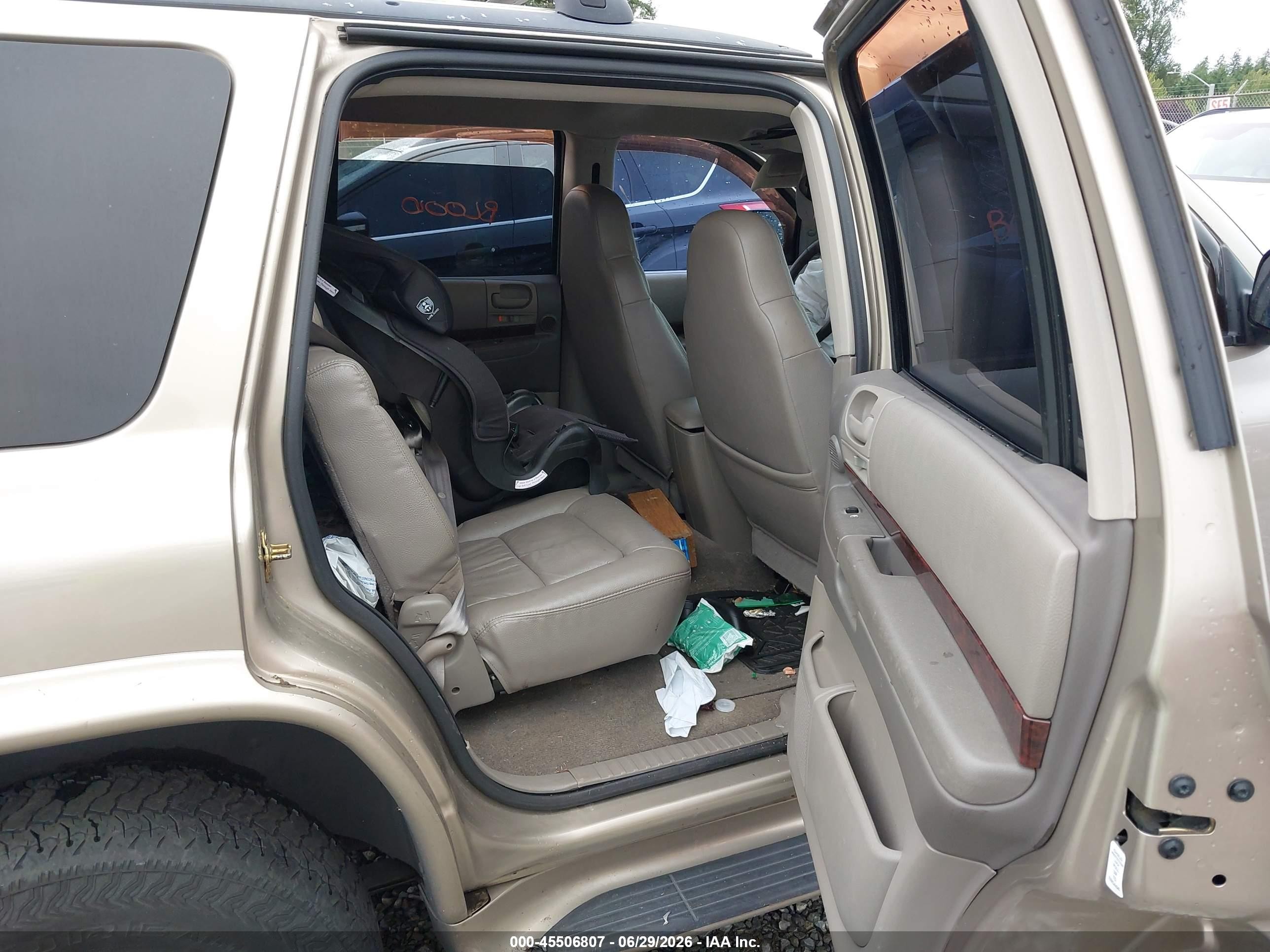 2002 Dodge Durango Slt Plus Gold vin: 1B4HS58N72F195604