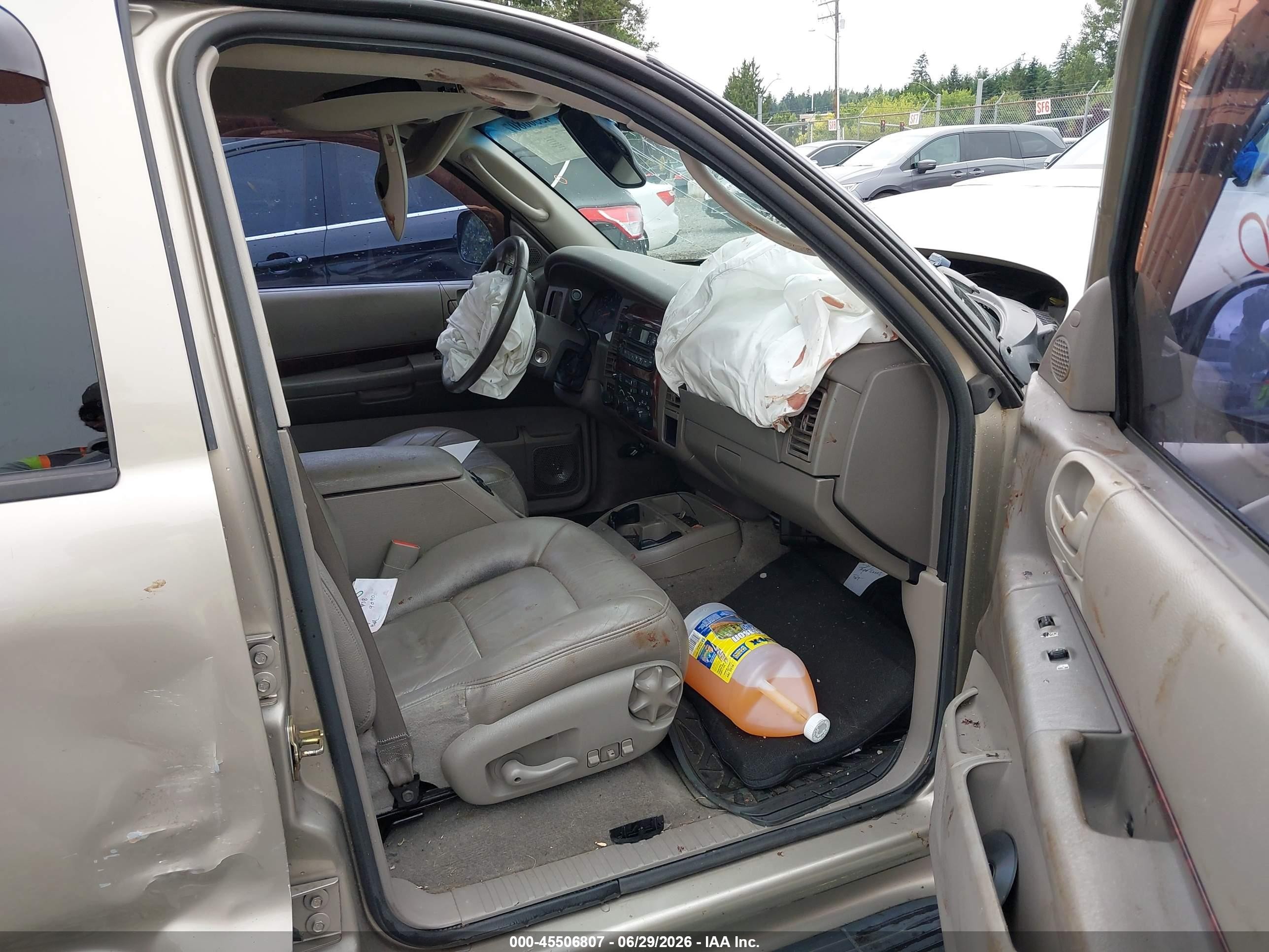 2002 Dodge Durango Slt Plus Gold vin: 1B4HS58N72F195604