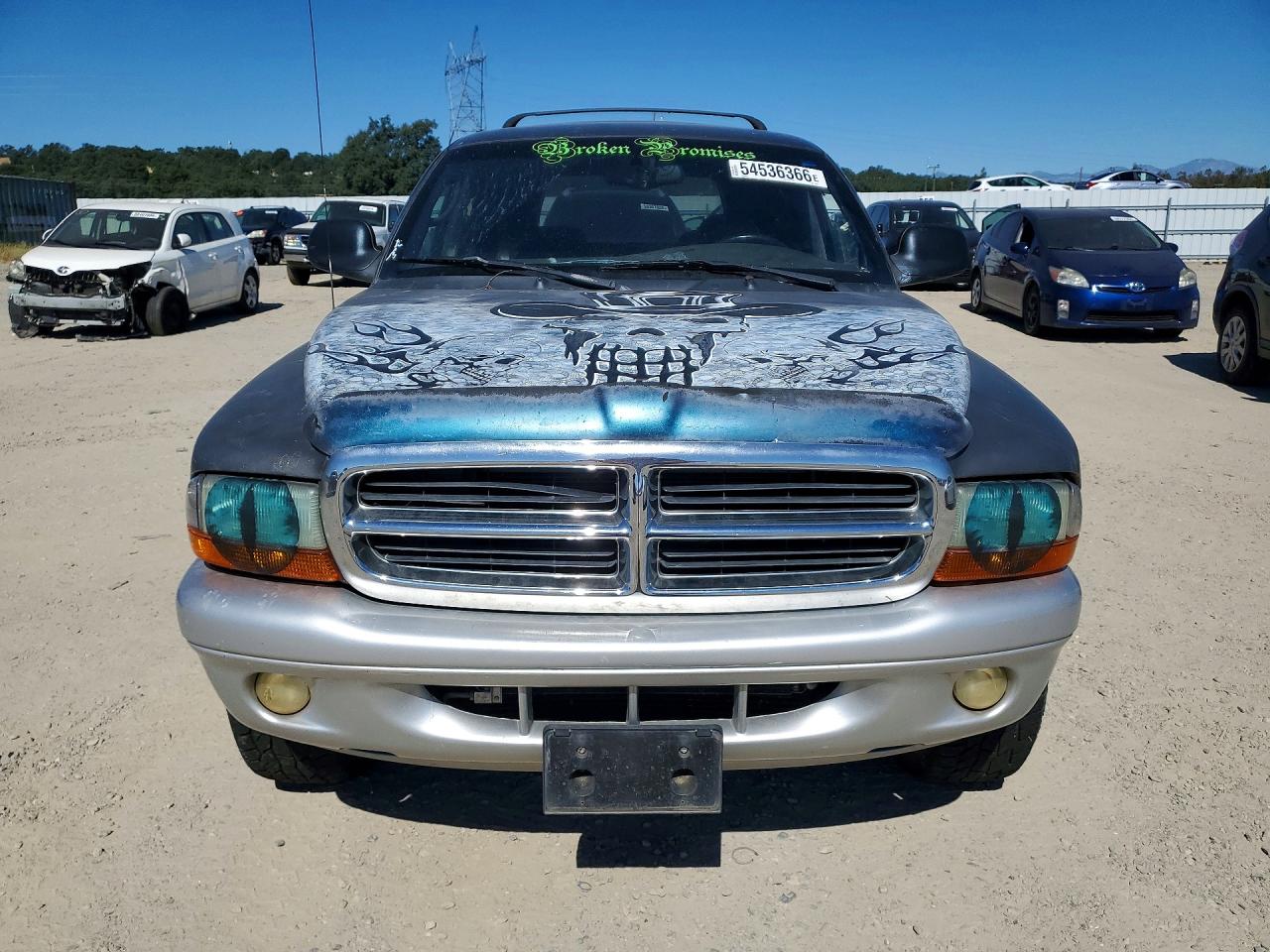 2002 Dodge Durango Slt Plus Gray vin: 1B4HS58Z22F165283