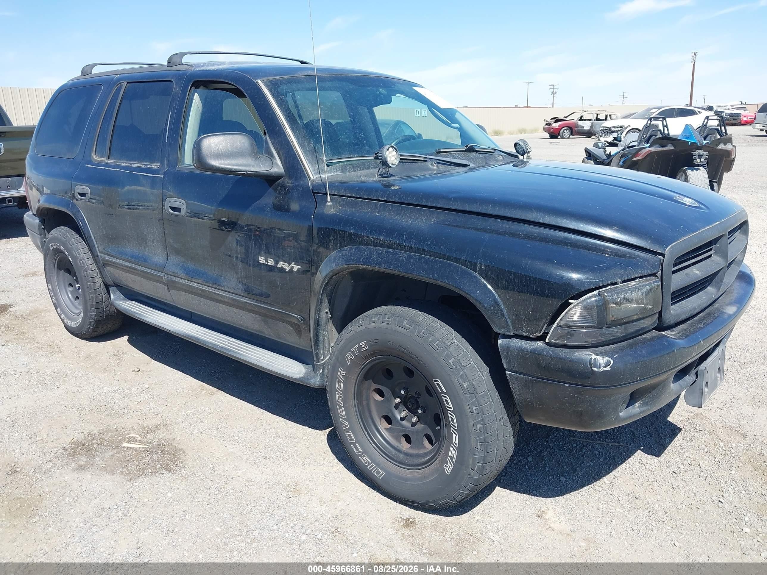 2002 Dodge Durango R/t Black vin: 1B4HS78Z32F210985