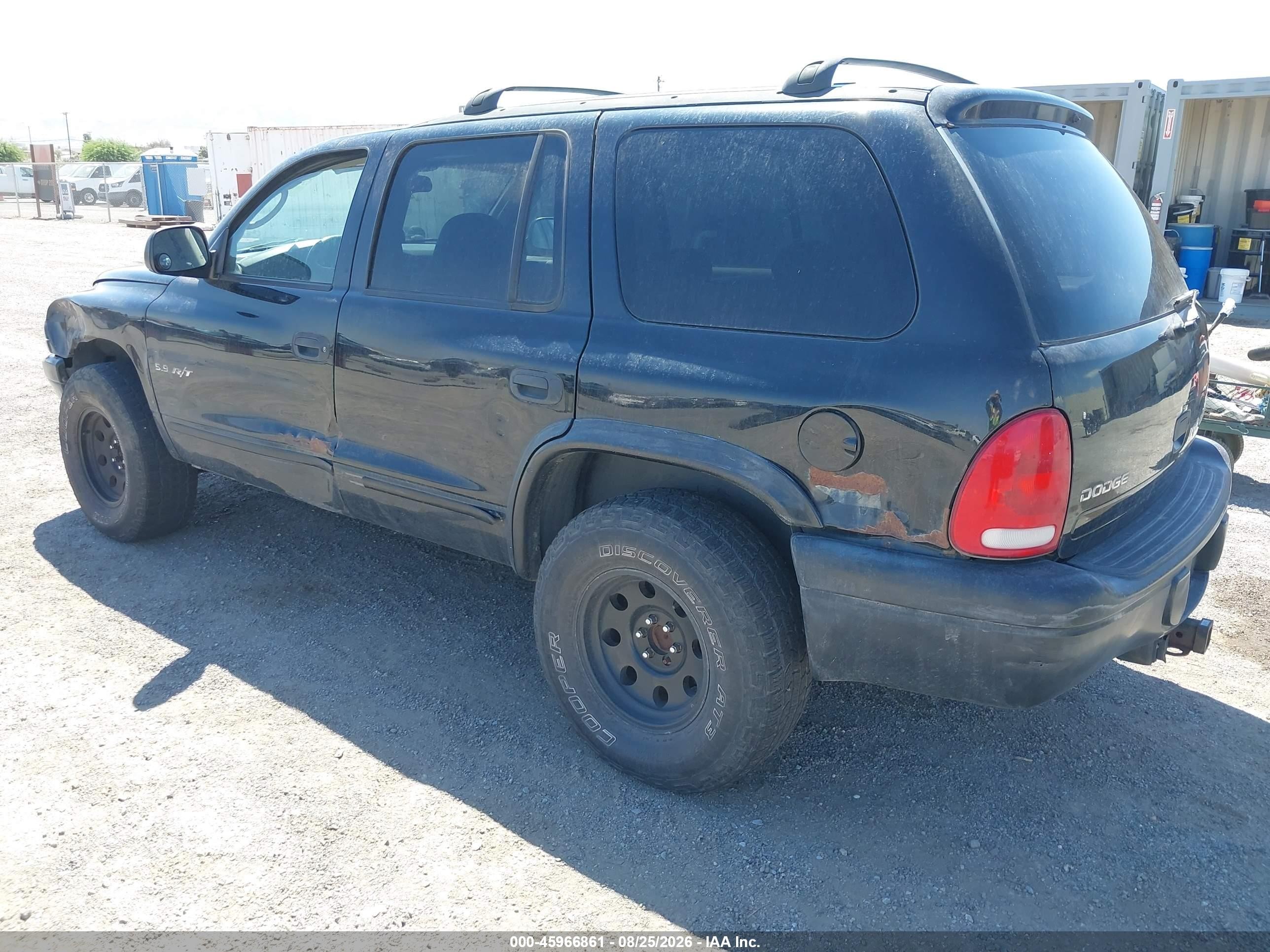 2002 Dodge Durango R/t Black vin: 1B4HS78Z32F210985