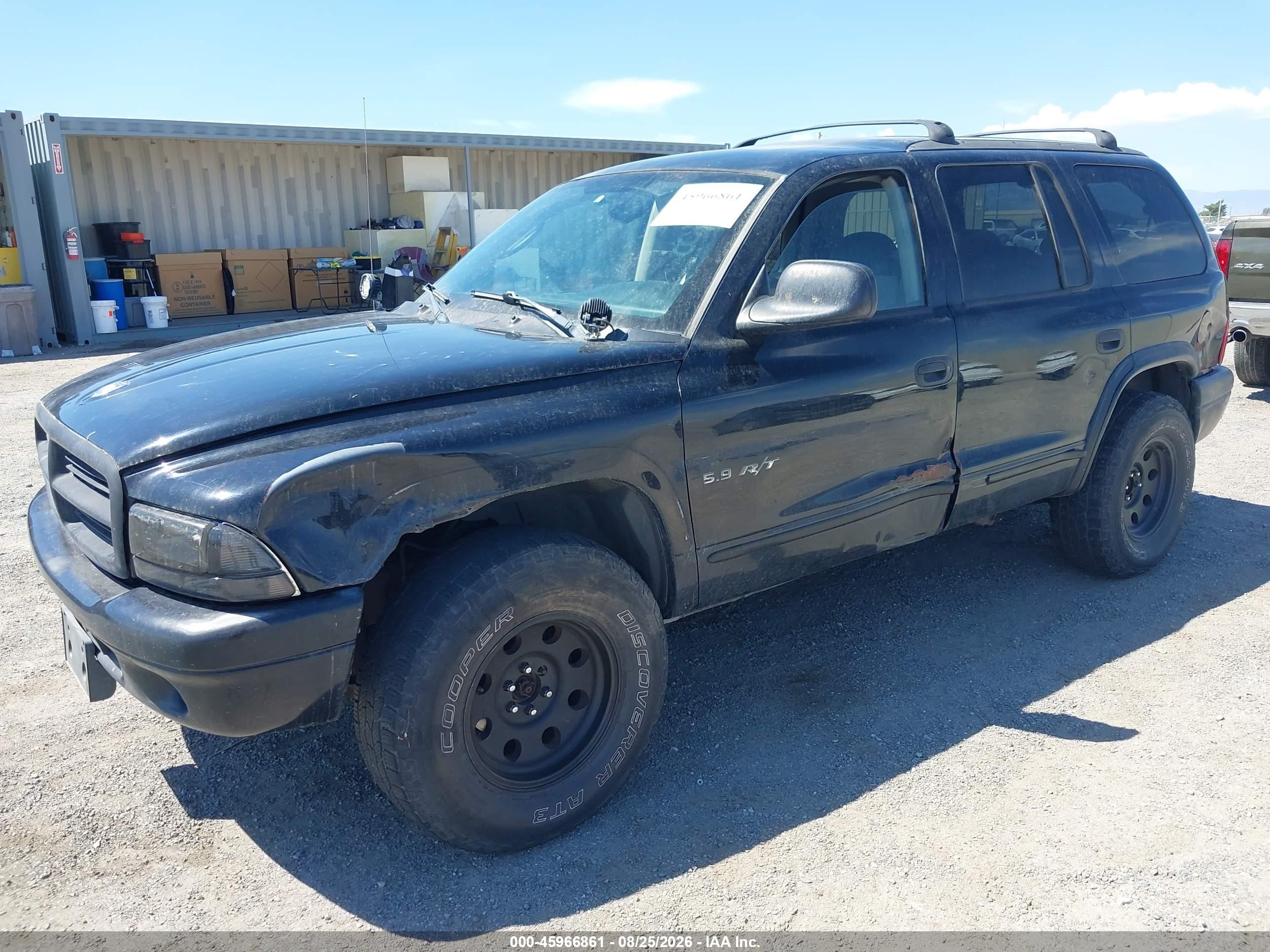 2002 Dodge Durango R/t Black vin: 1B4HS78Z32F210985