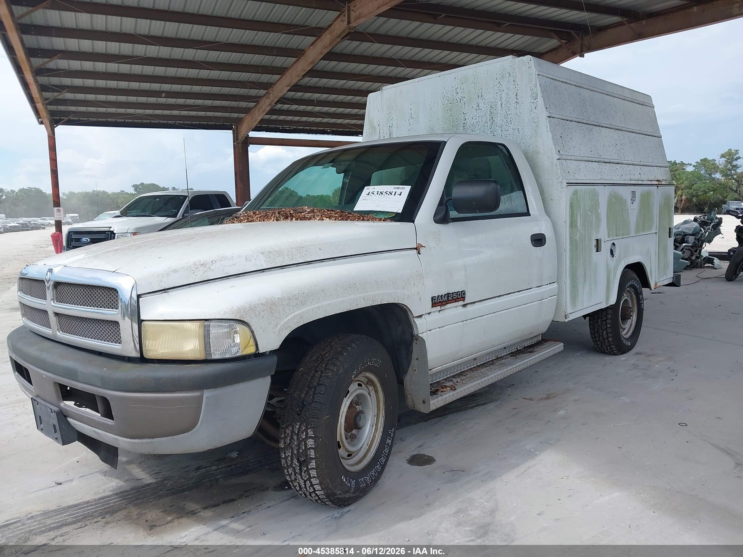 1997 Dodge Ram 2500 Chassis Lt Белый vin: 1B6KC26D8VJ509765