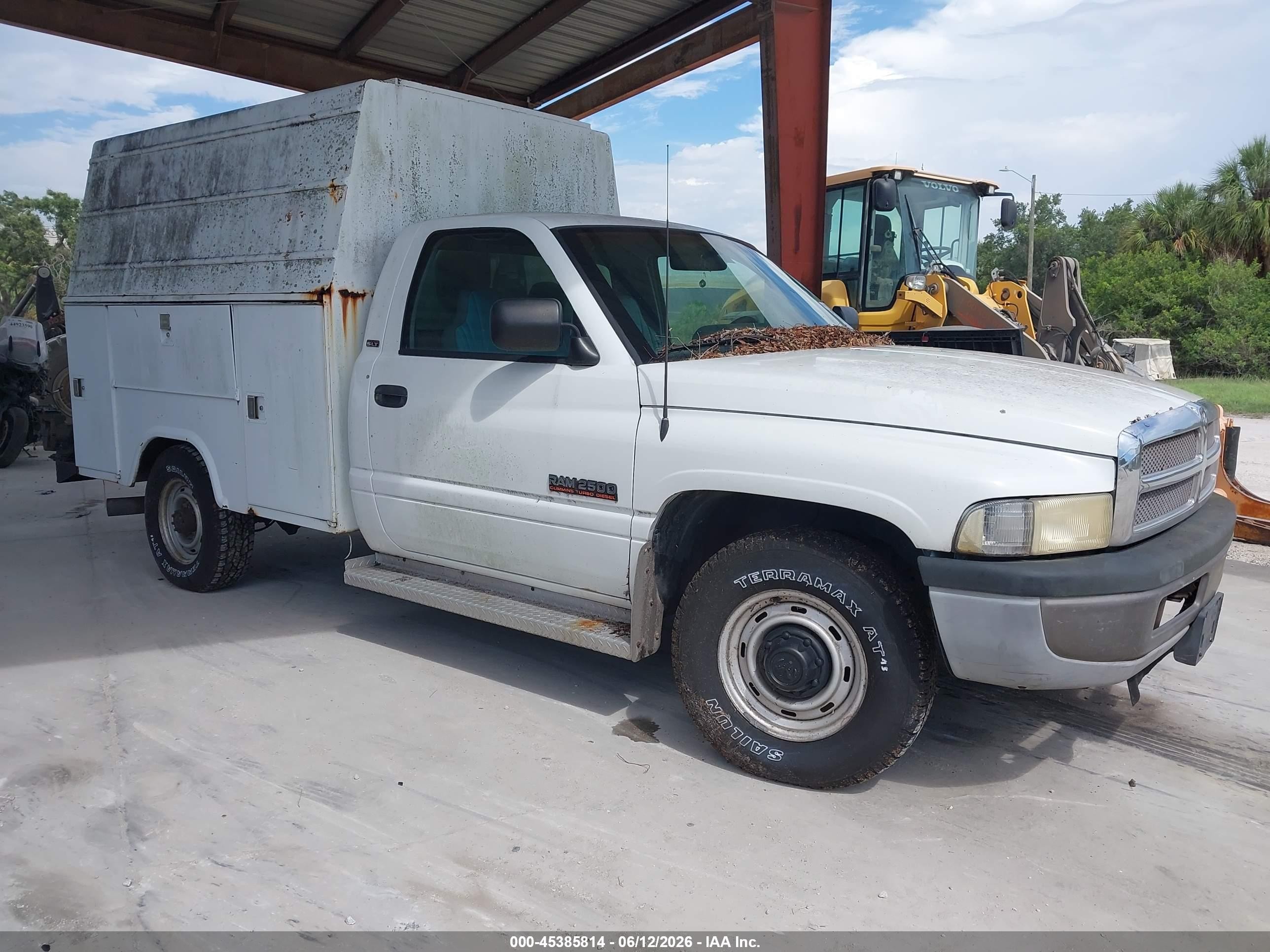 1997 Dodge Ram 2500 Chassis Lt Белый vin: 1B6KC26D8VJ509765