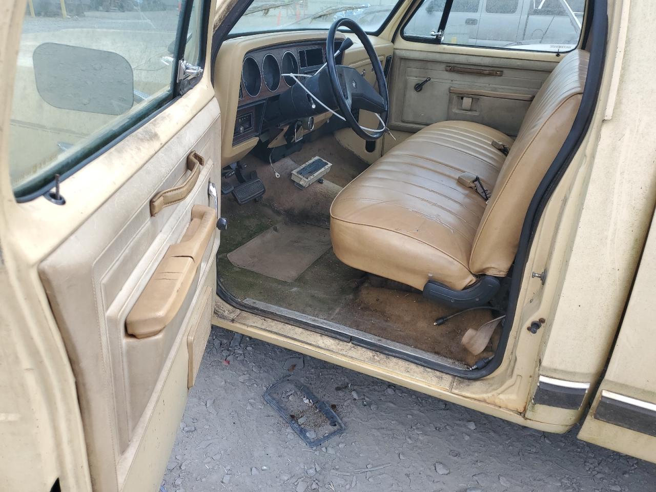 1986 Dodge D-series D100 Tan vin: 1B7FD04H7GS079440