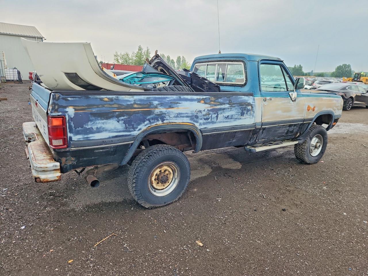 1986 Dodge D-series D100 Синий vin: 1B7FD04HXGS064088