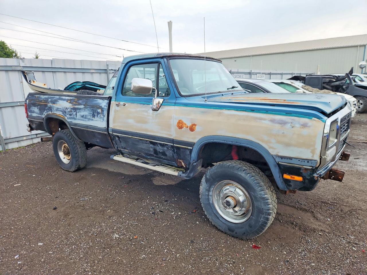 1986 Dodge D-series D100 Синий vin: 1B7FD04HXGS064088