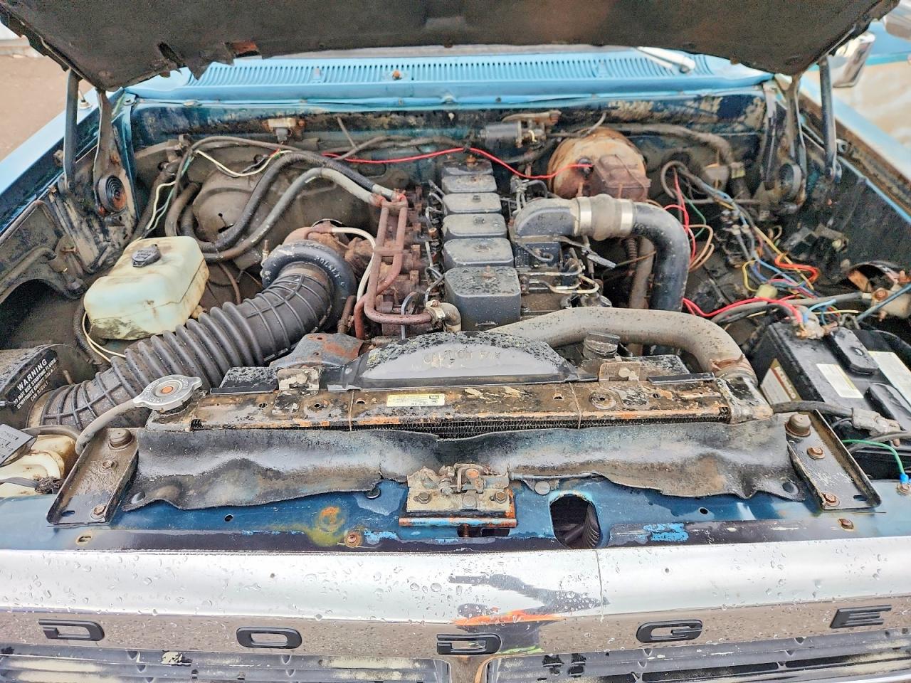 1986 Dodge D-series D100 Синий vin: 1B7FD04HXGS064088