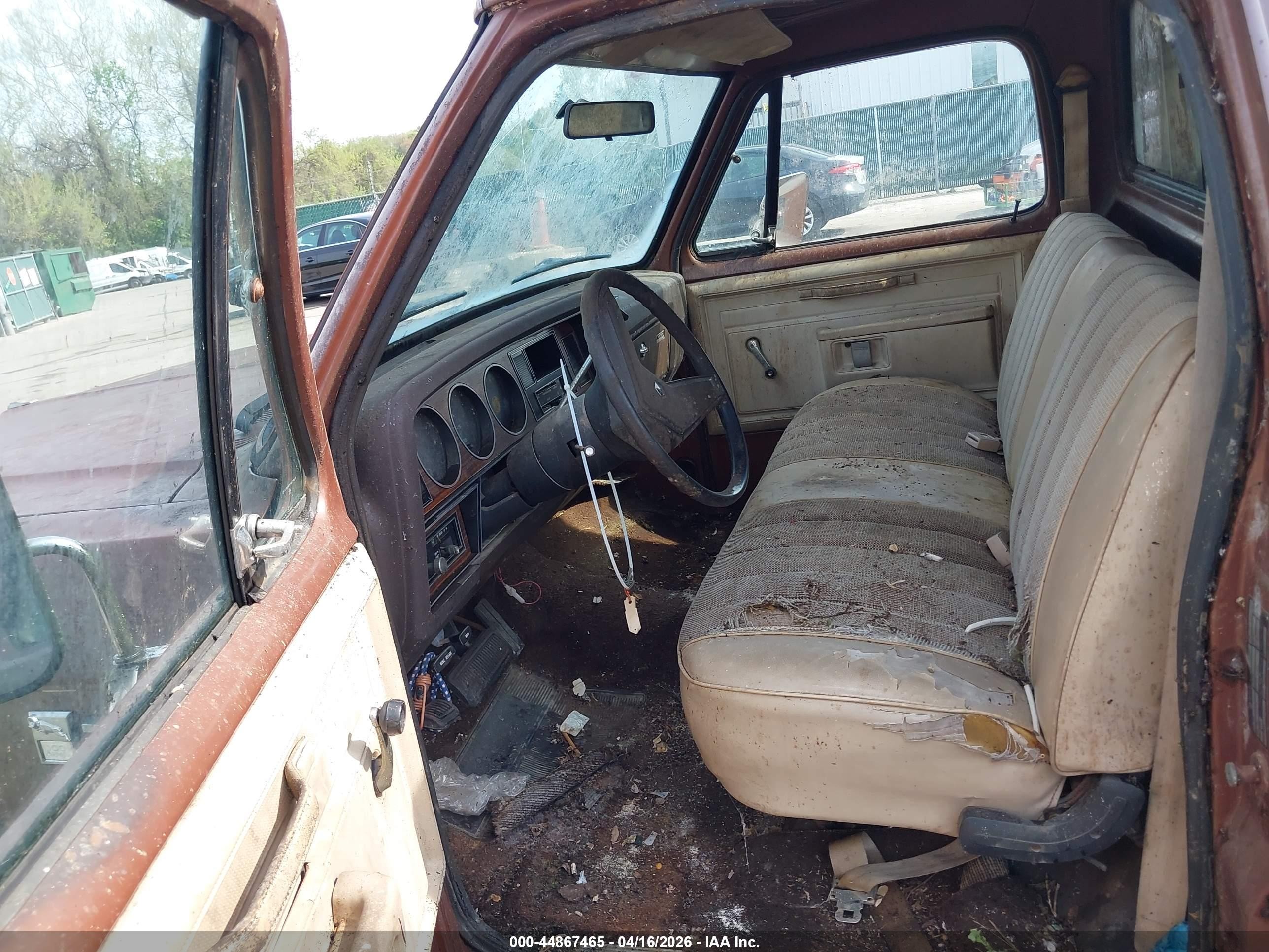 1984 Dodge D-series D150 Brown vin: 1B7FD14H2ES362377