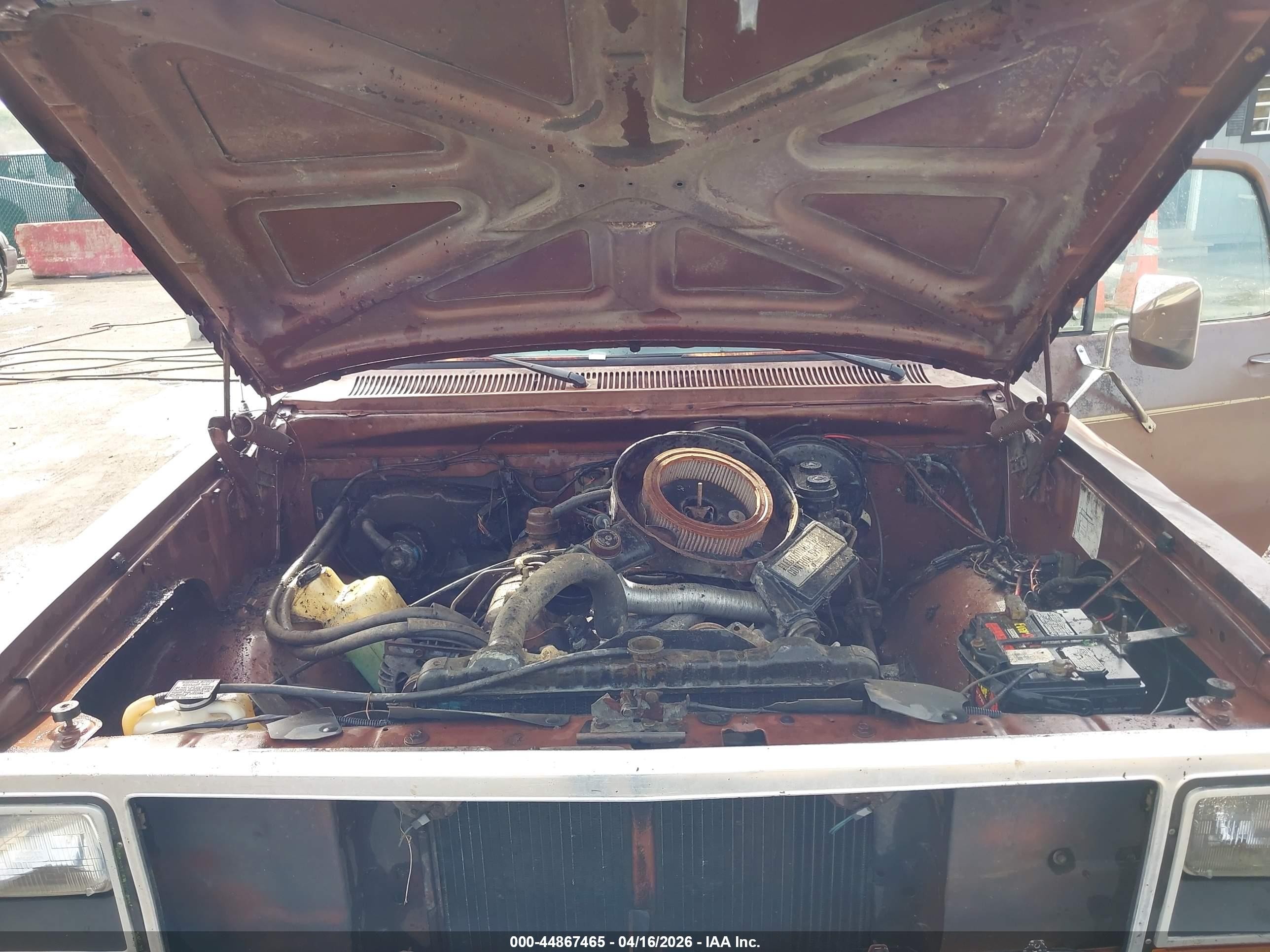 1984 Dodge D-series D150 Brown vin: 1B7FD14H2ES362377