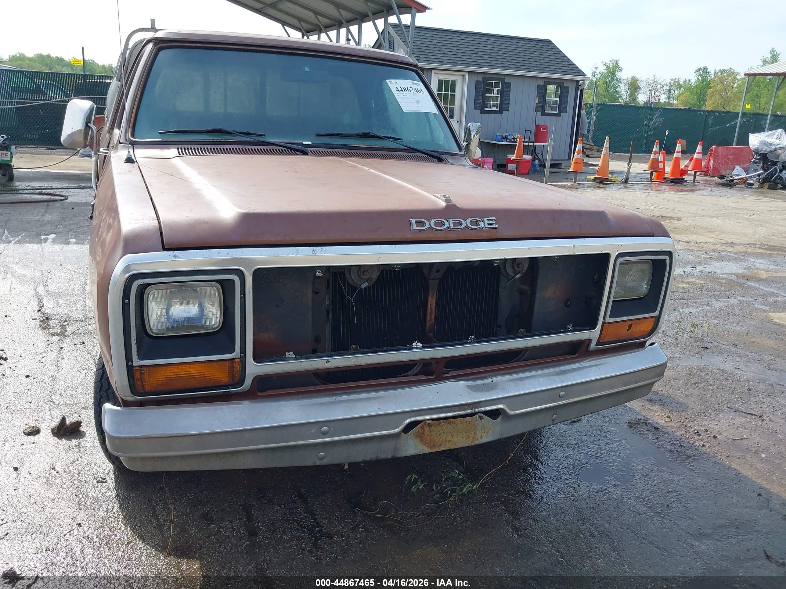 1984 Dodge D-series D150 Brown vin: 1B7FD14H2ES362377