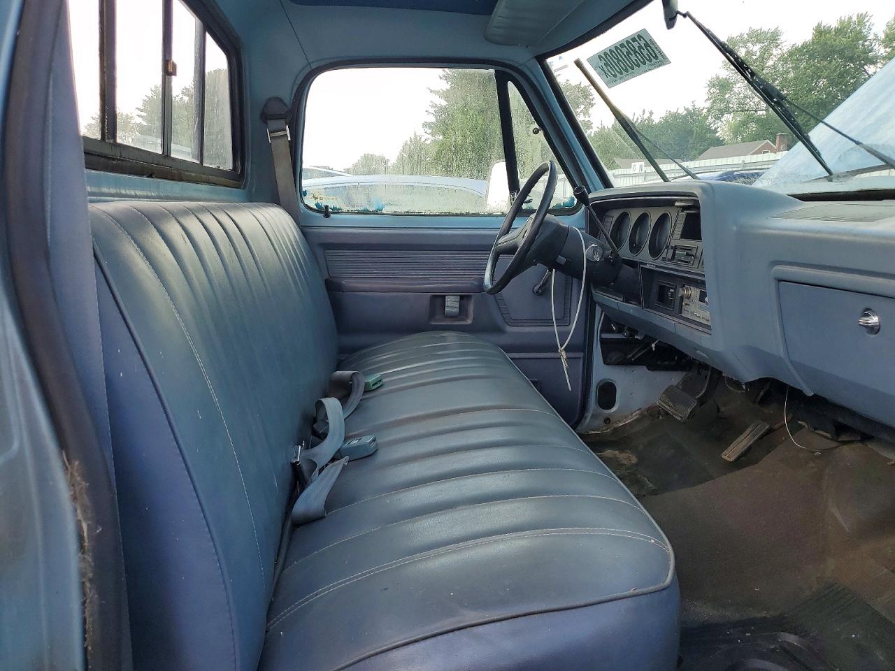 1987 Dodge D-series D150 Blue vin: 1B7FD14H2HS437745