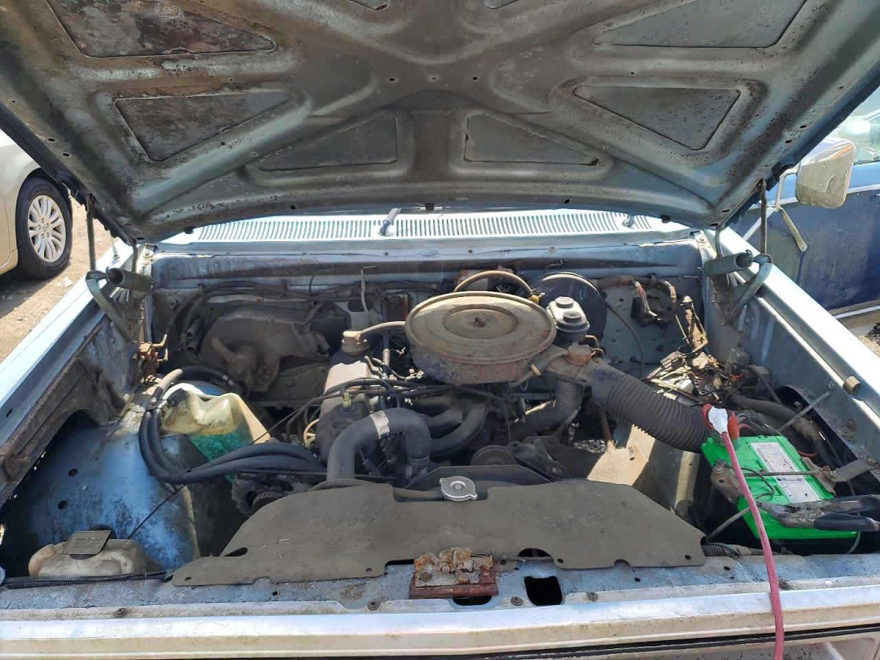 1987 Dodge D-series D150 Blue vin: 1B7FD14H2HS437745